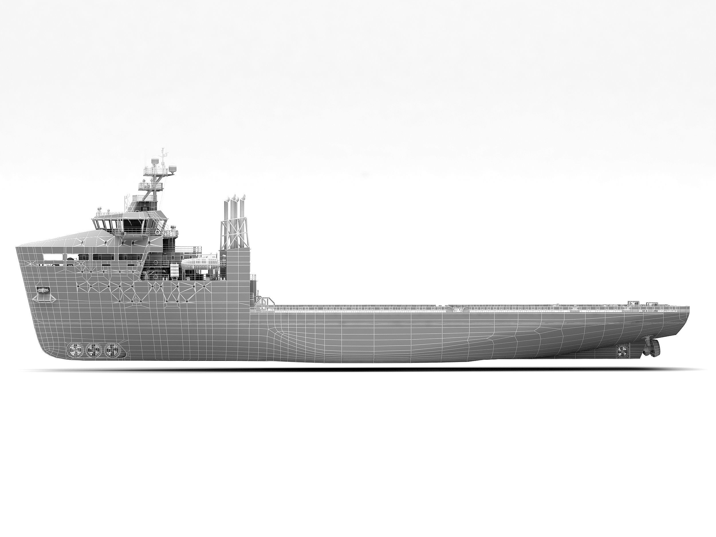 Offshore Carrier Stock  3D model_8