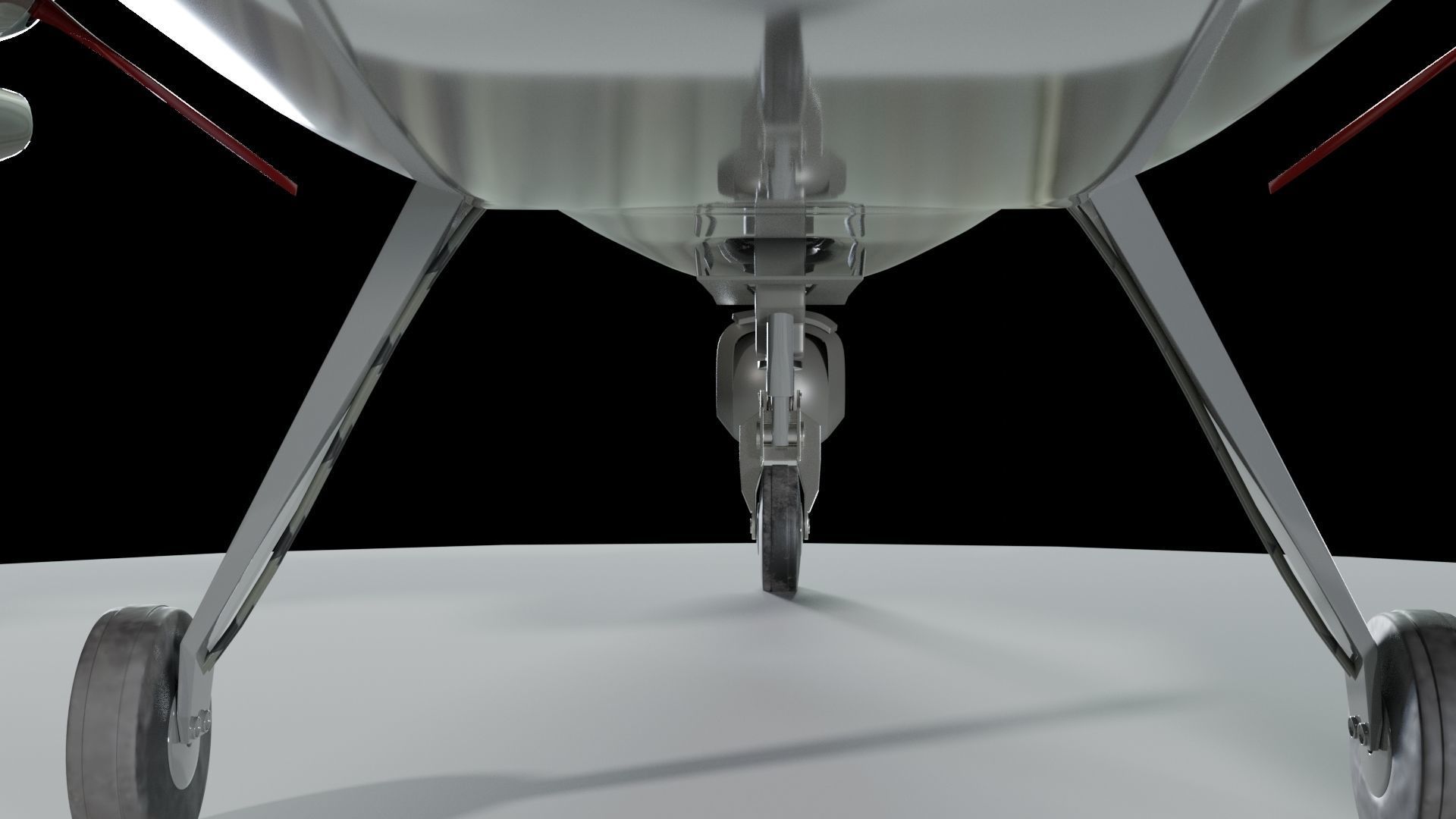 Akinci UAV Drone 3D model_12