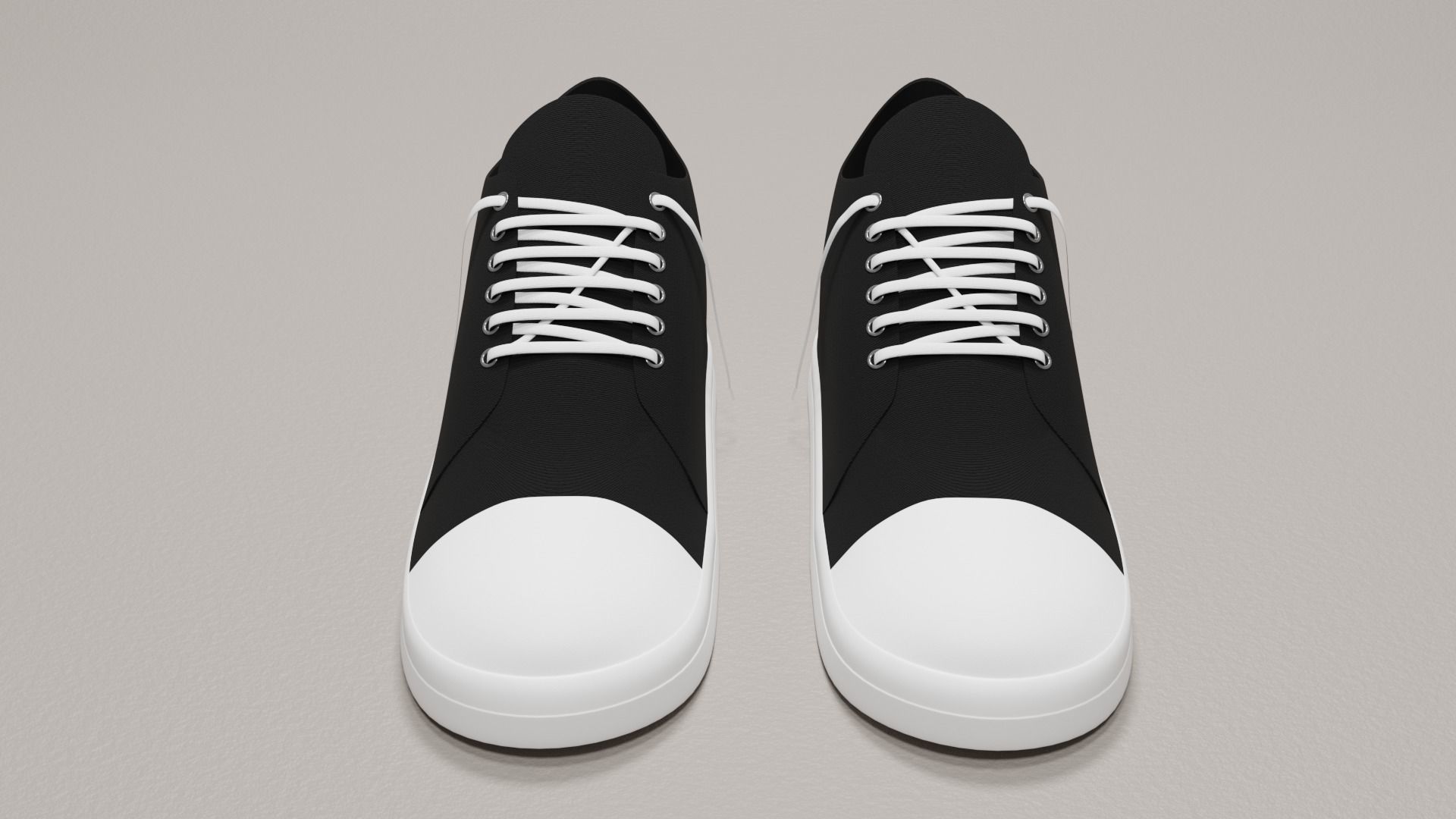 Shoes 3D Model pair of sneakers 3D model_1