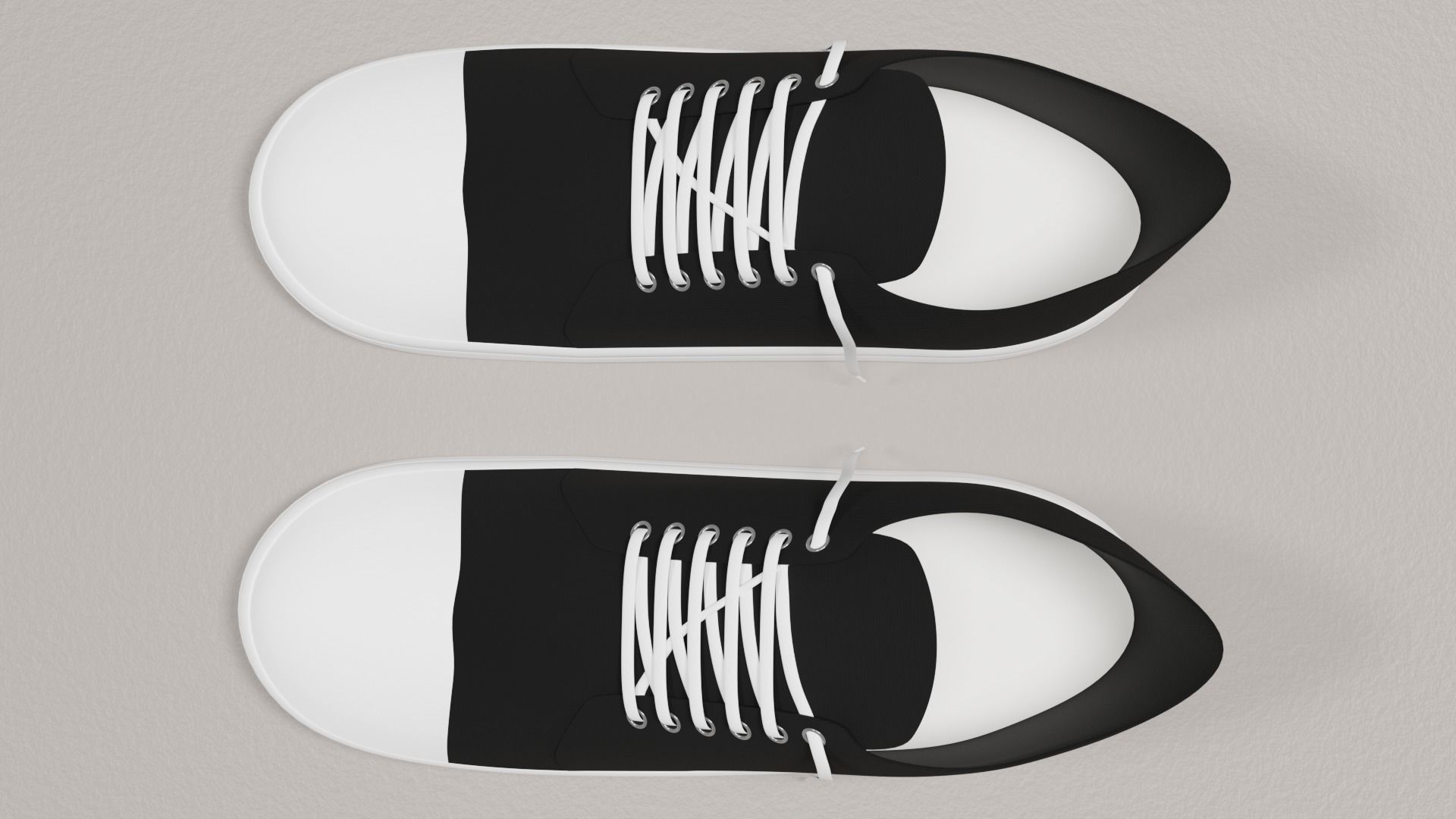 Shoes 3D Model pair of sneakers 3D model_3