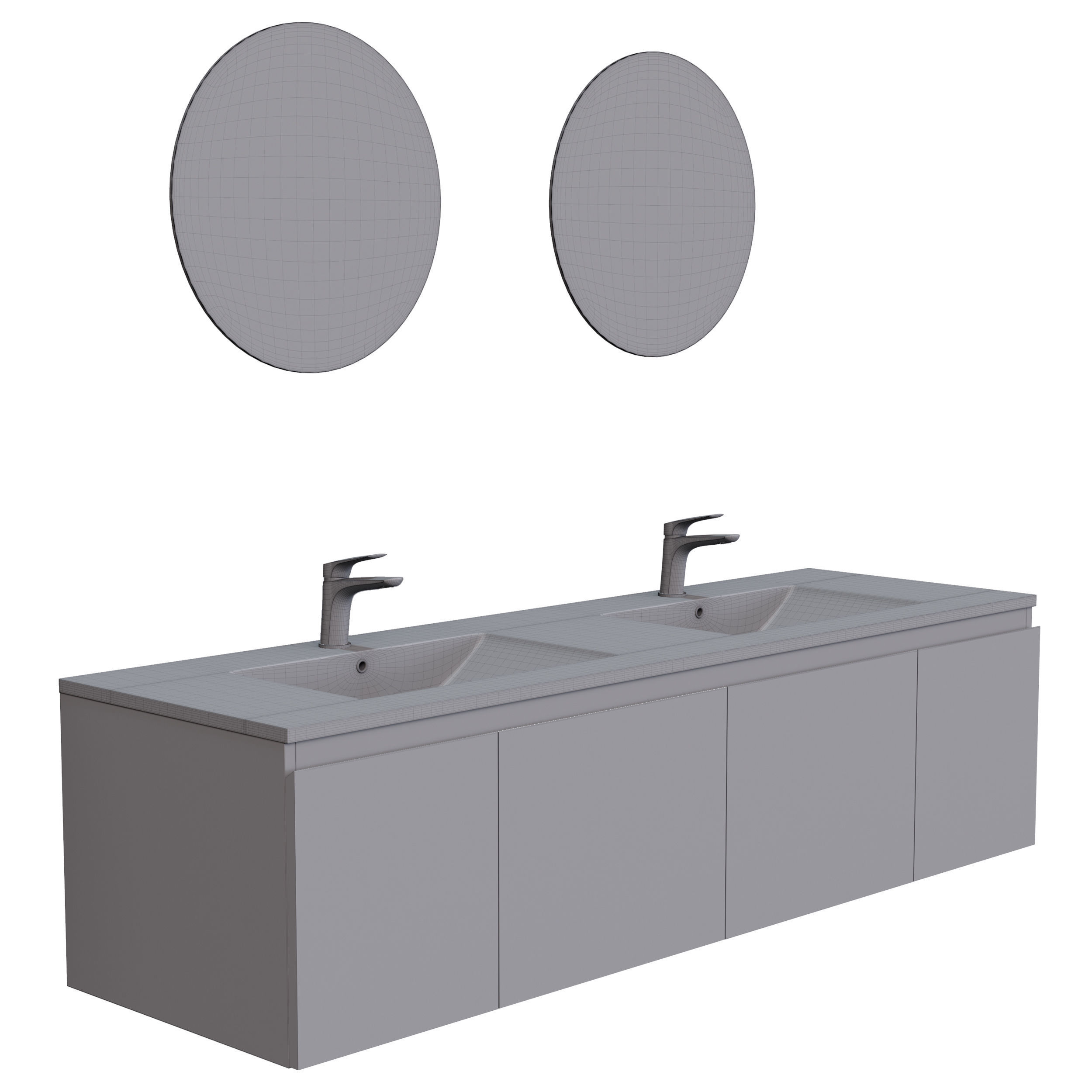 bathroom furniture-01 Free 3D model_2