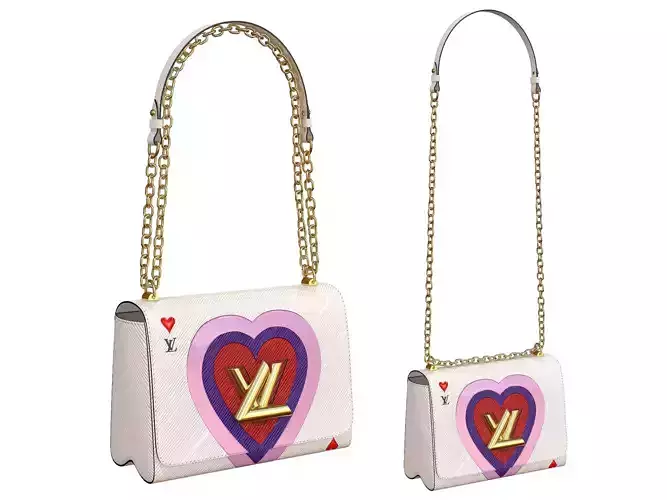Louis Vuitton Bag Twist Epi Love Heart Leather