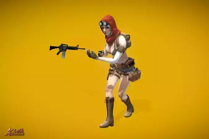 Battle Royale Desert Girl