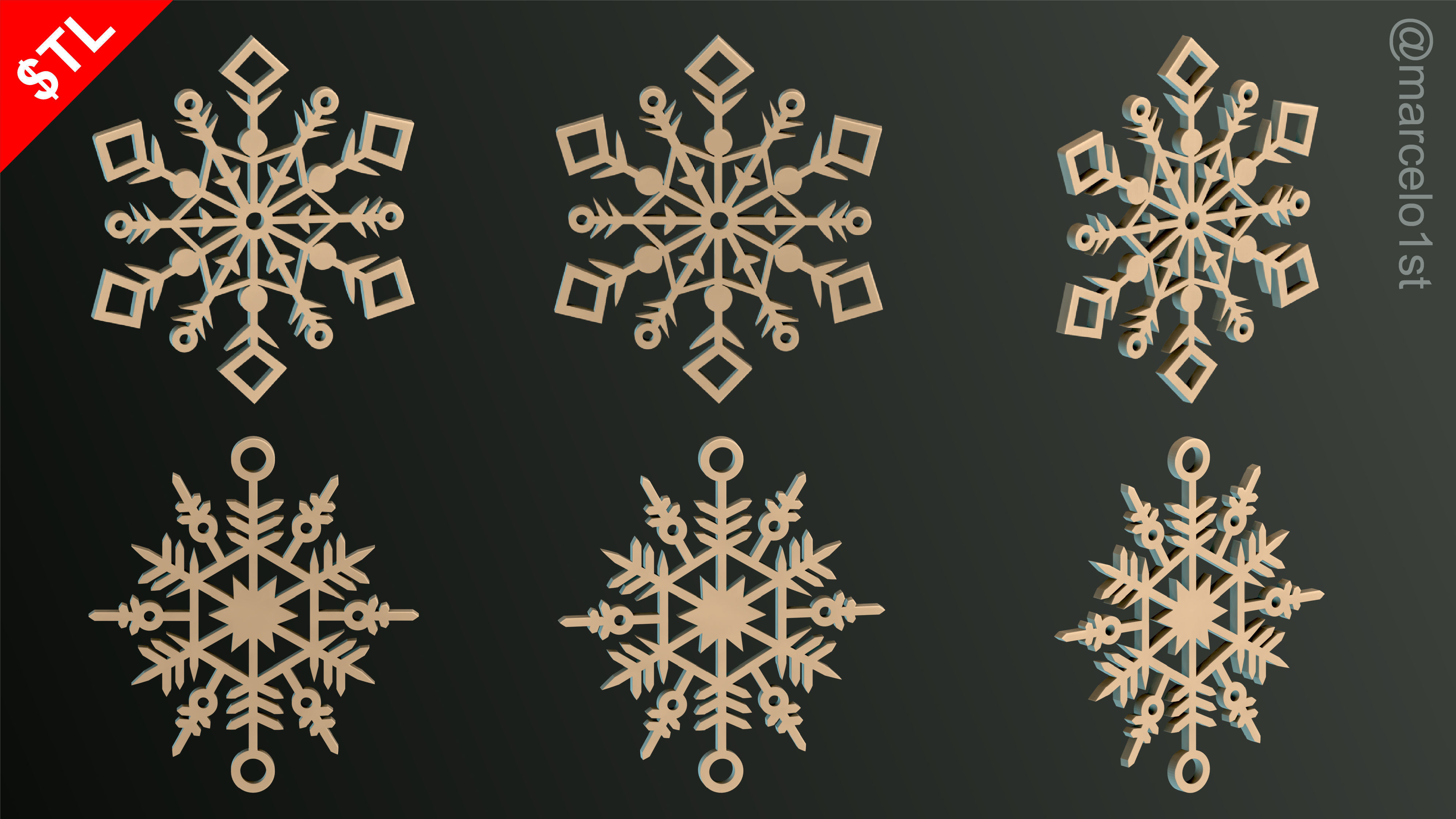 Christmas Pack 02 - Collection 3D print model_10