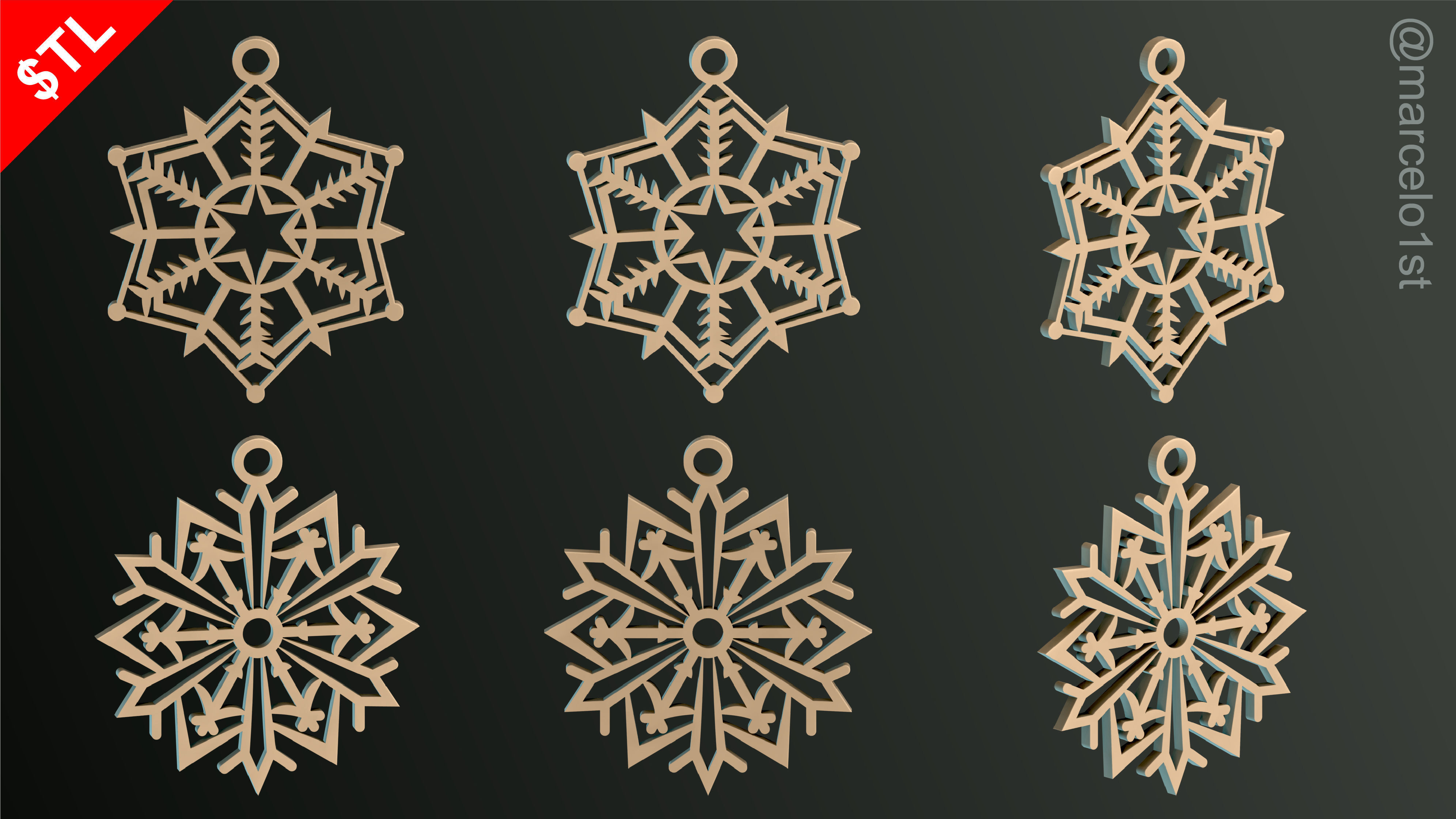 Christmas Pack 02 - Collection 3D print model_11