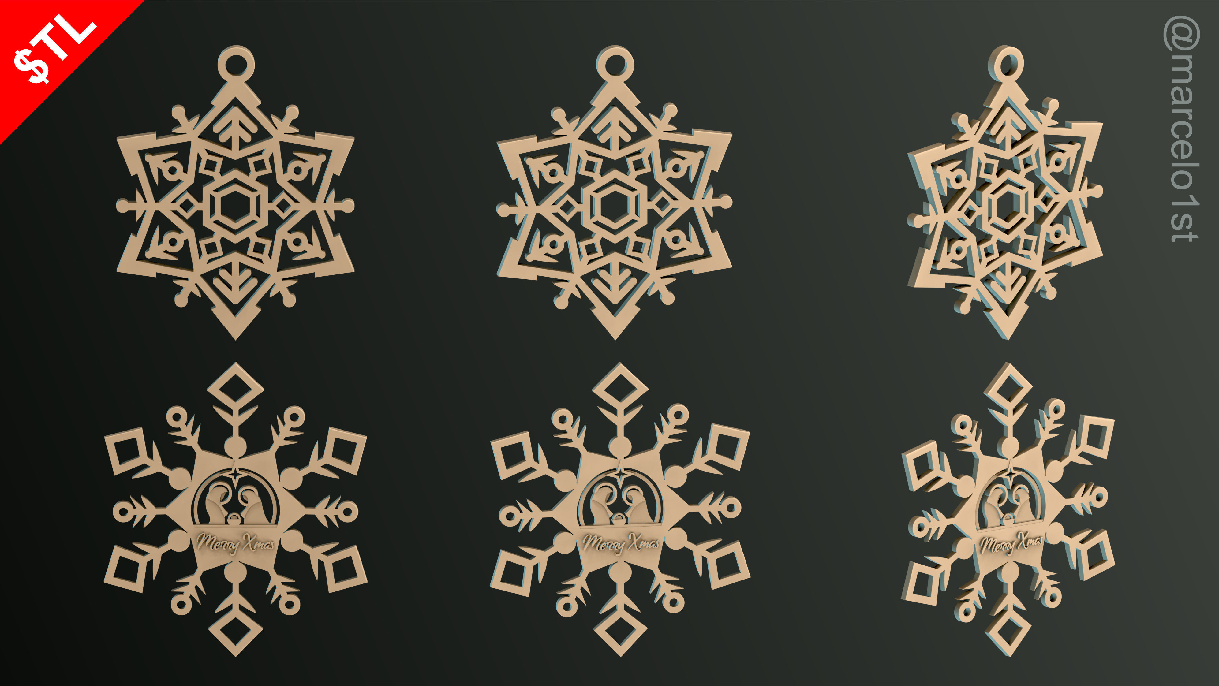 Christmas Pack 02 - Collection 3D print model_15