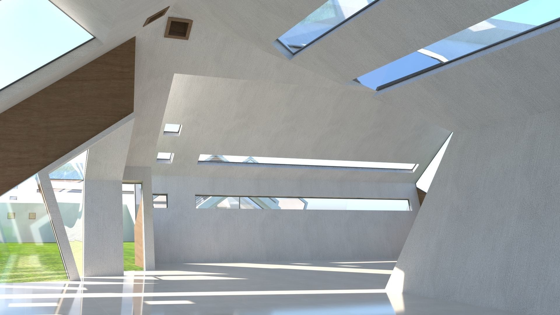 future house Low-poly 3D model_5