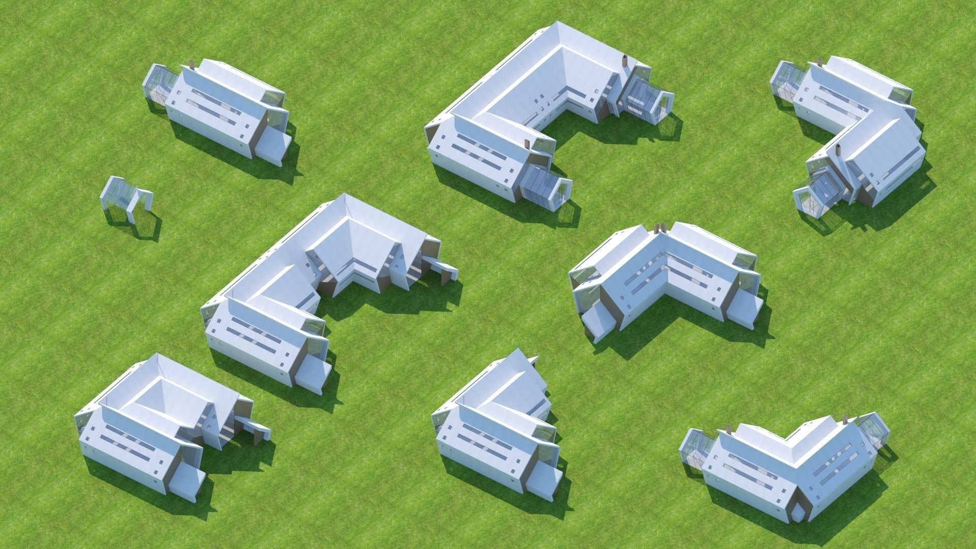 future house Low-poly 3D model_13