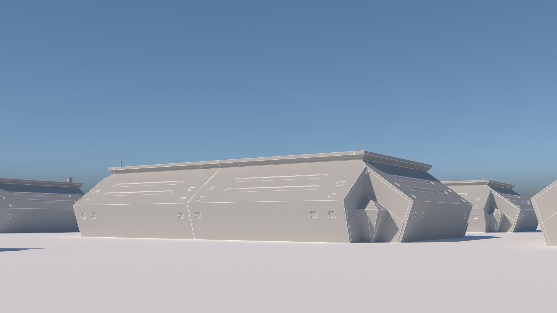 future house Low-poly 3D model_8