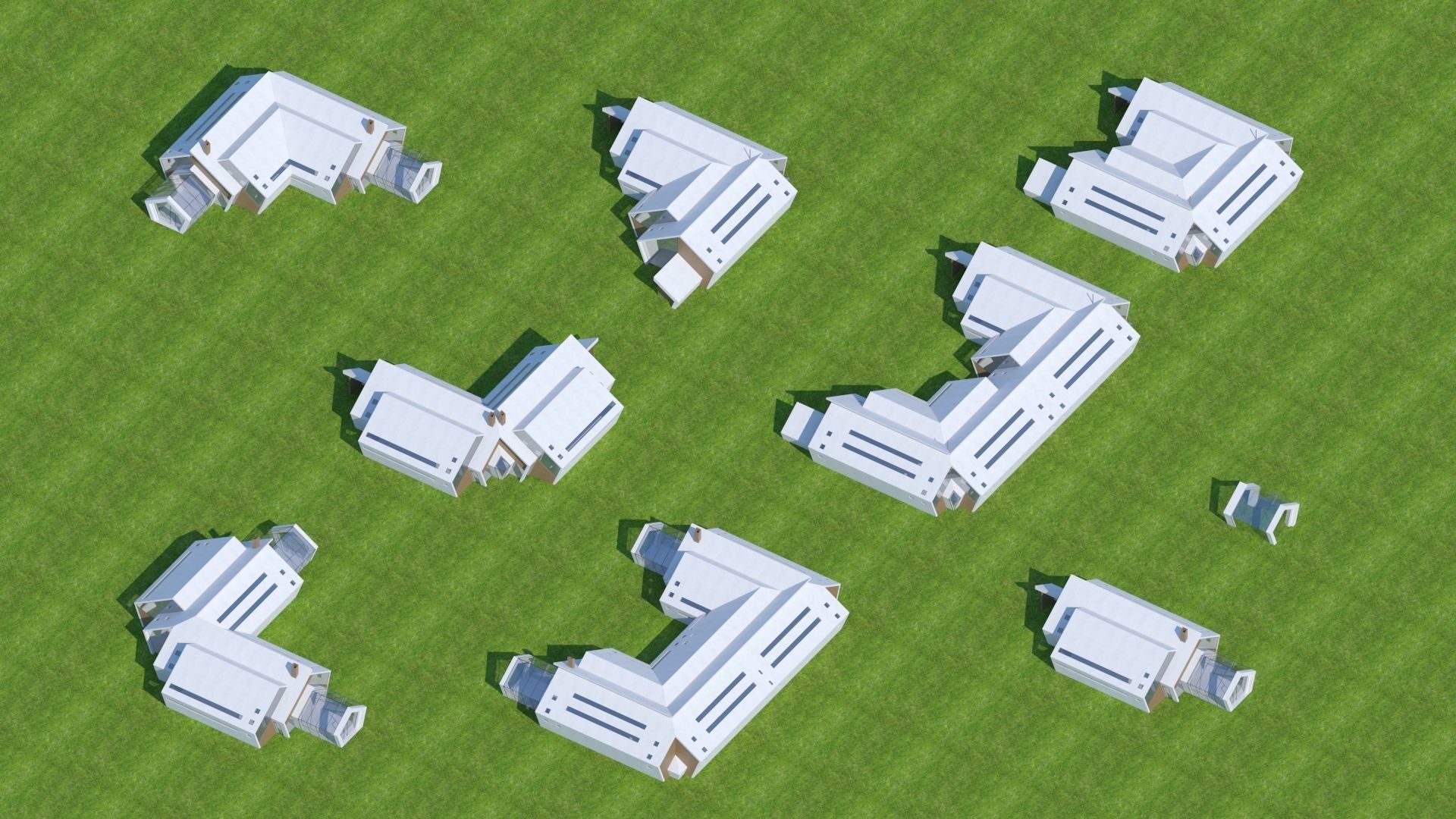 future house Low-poly 3D model_12