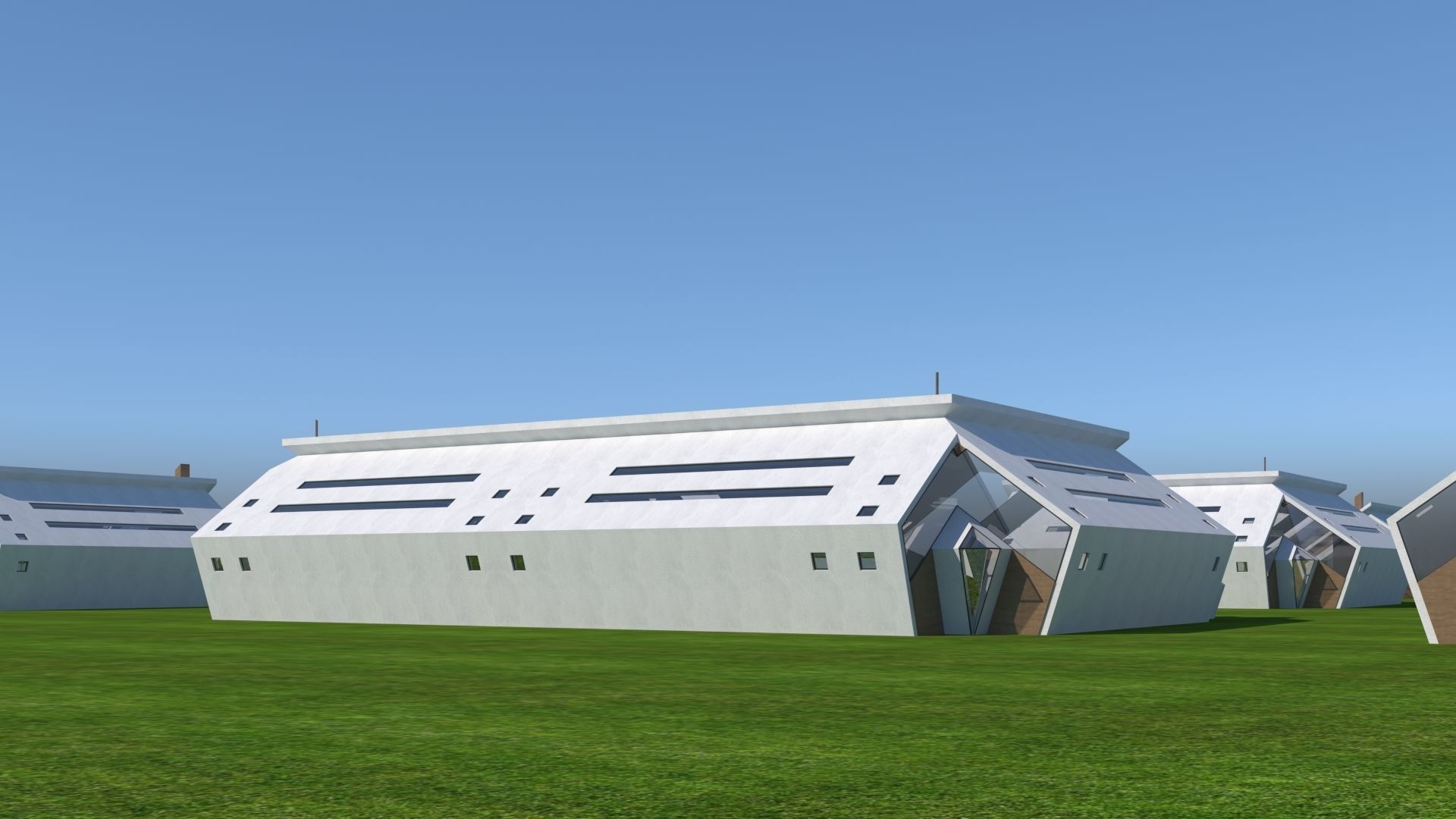 future house Low-poly 3D model_6