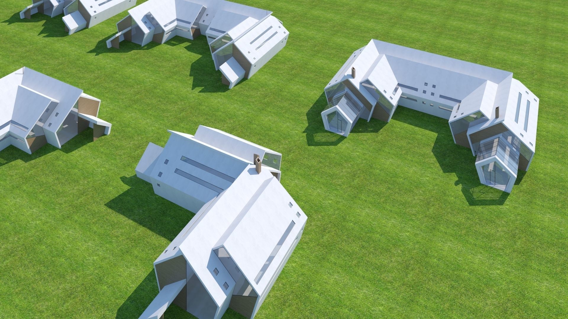 future house Low-poly 3D model_10