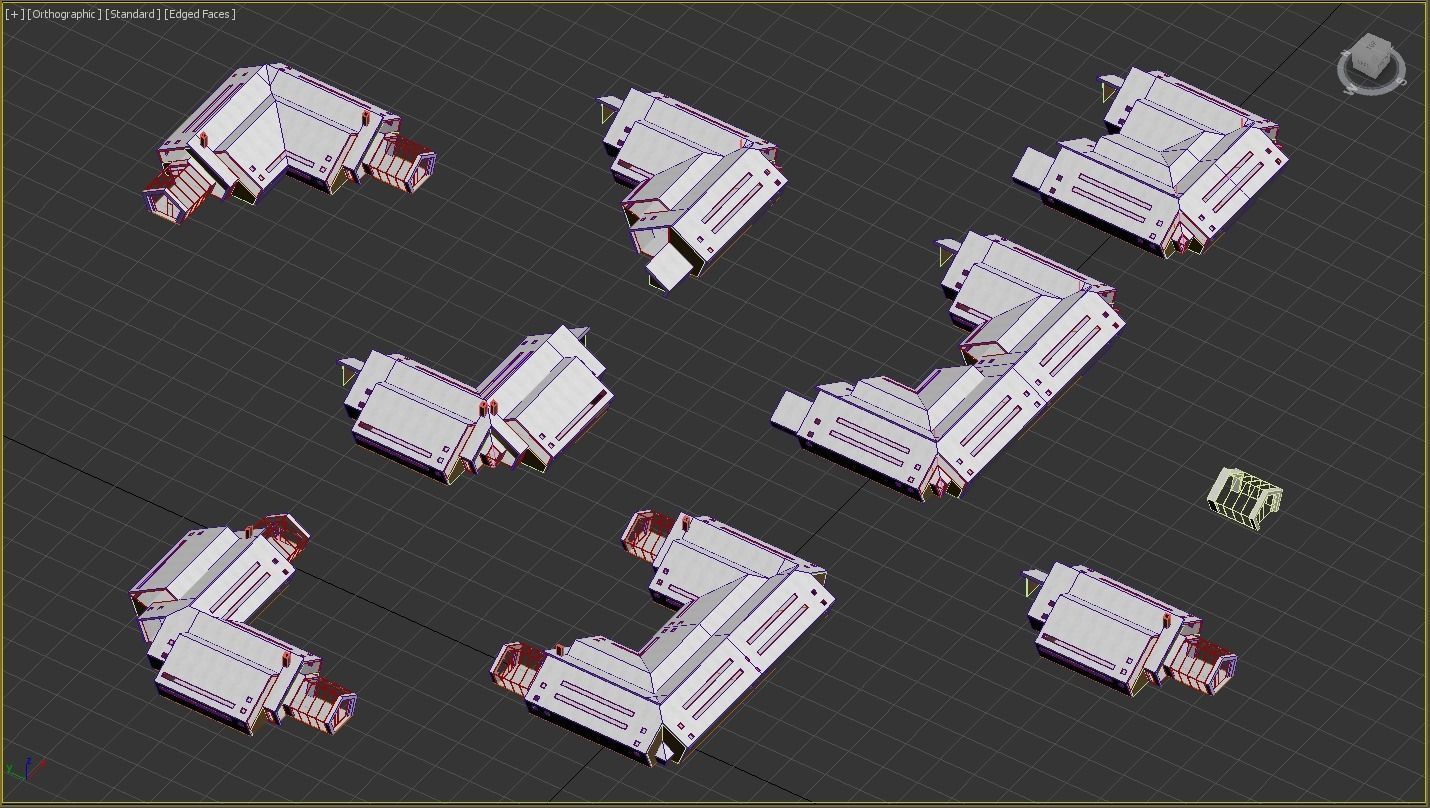 future house Low-poly 3D model_11