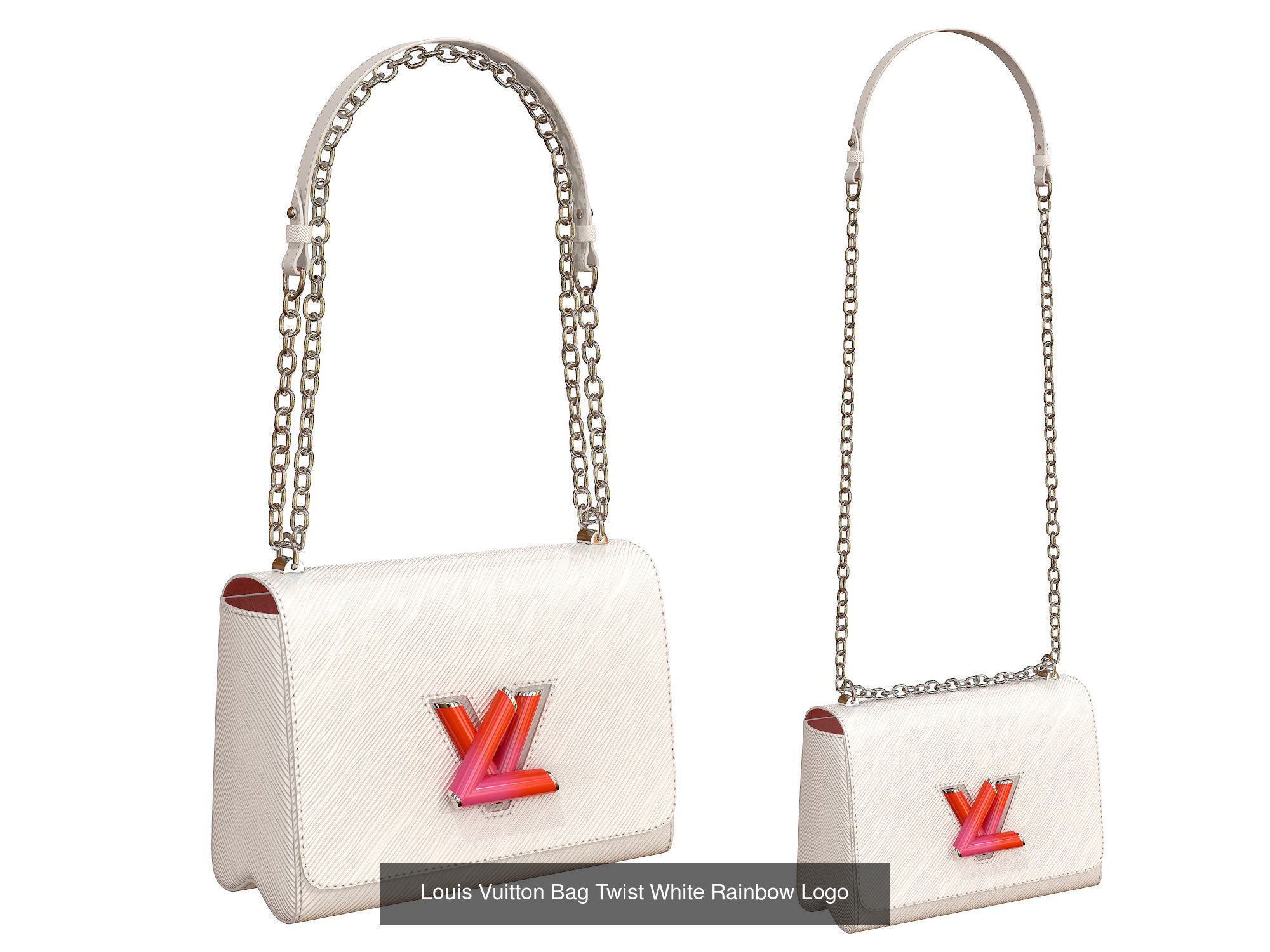Louis Vuitton Bag Twist 3D Model Collection_15