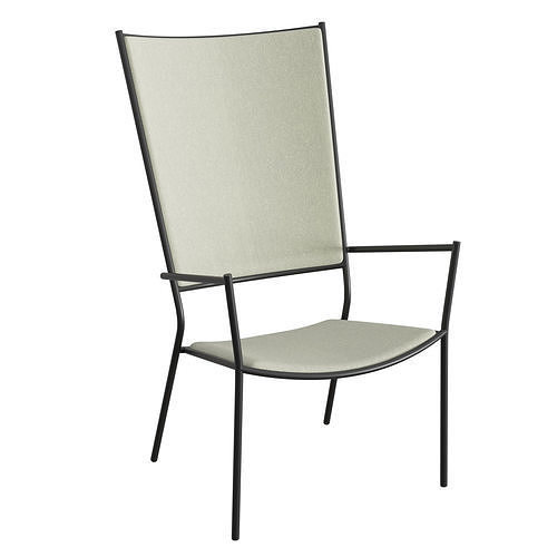 Jig Easy Chair High Back 3D model