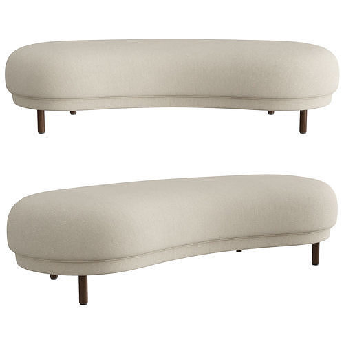 Dandy Ottoman 3D model