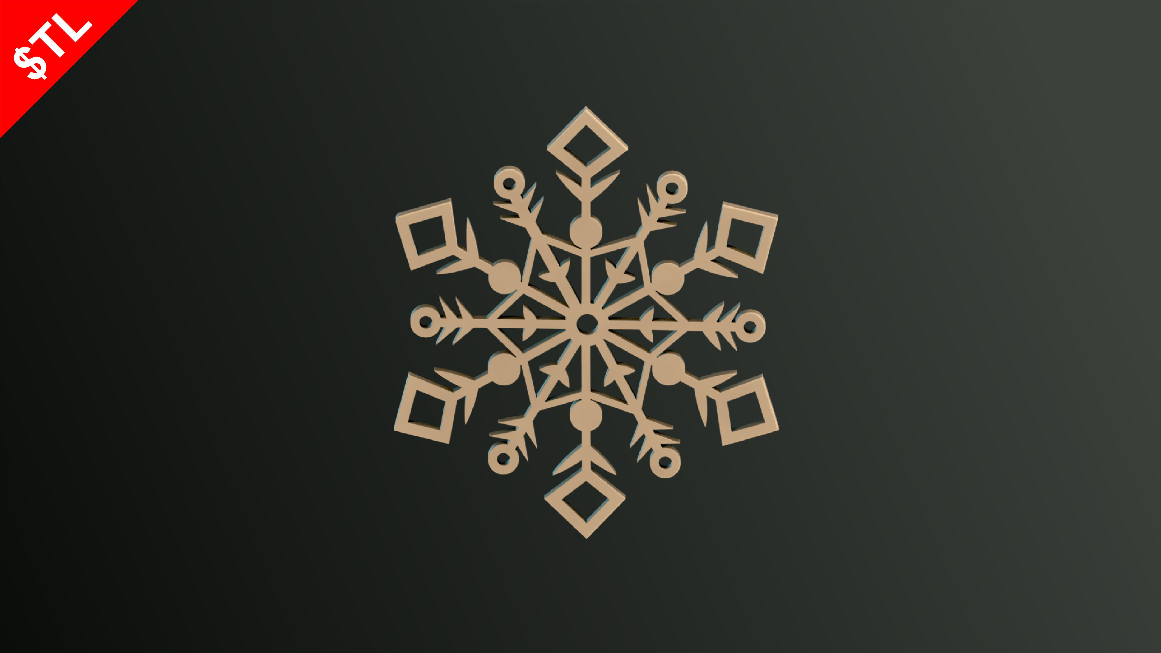 Snowflakes Classic-Birth-DC Free 3D print model_1