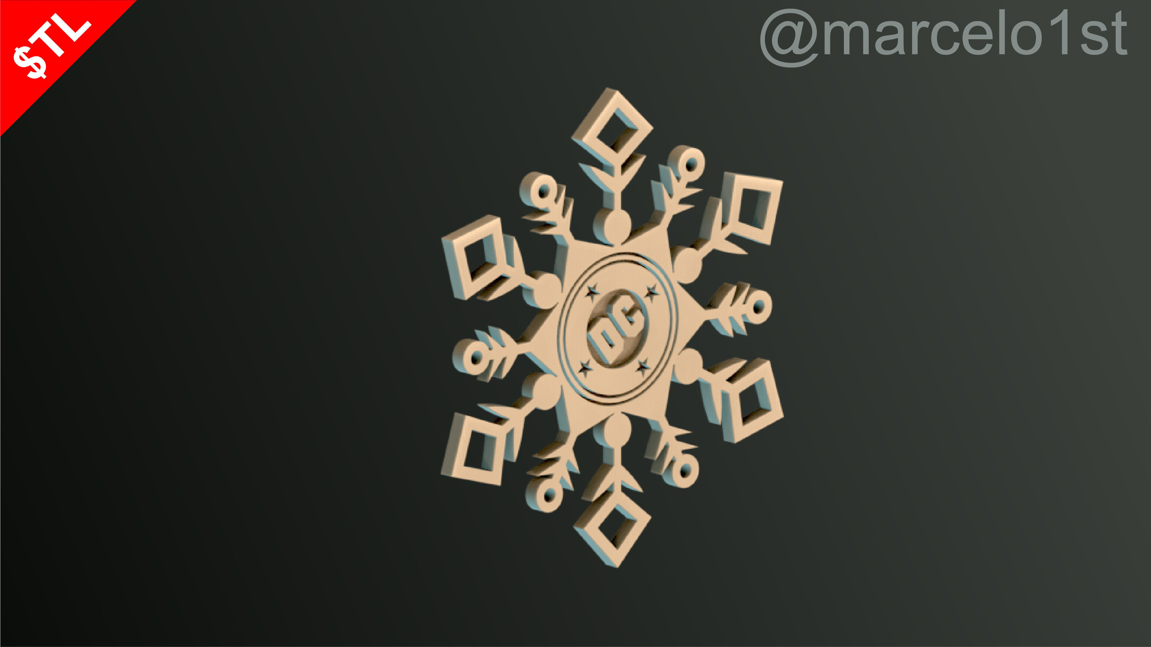 Snowflakes Classic-Birth-DC Free 3D print model_23