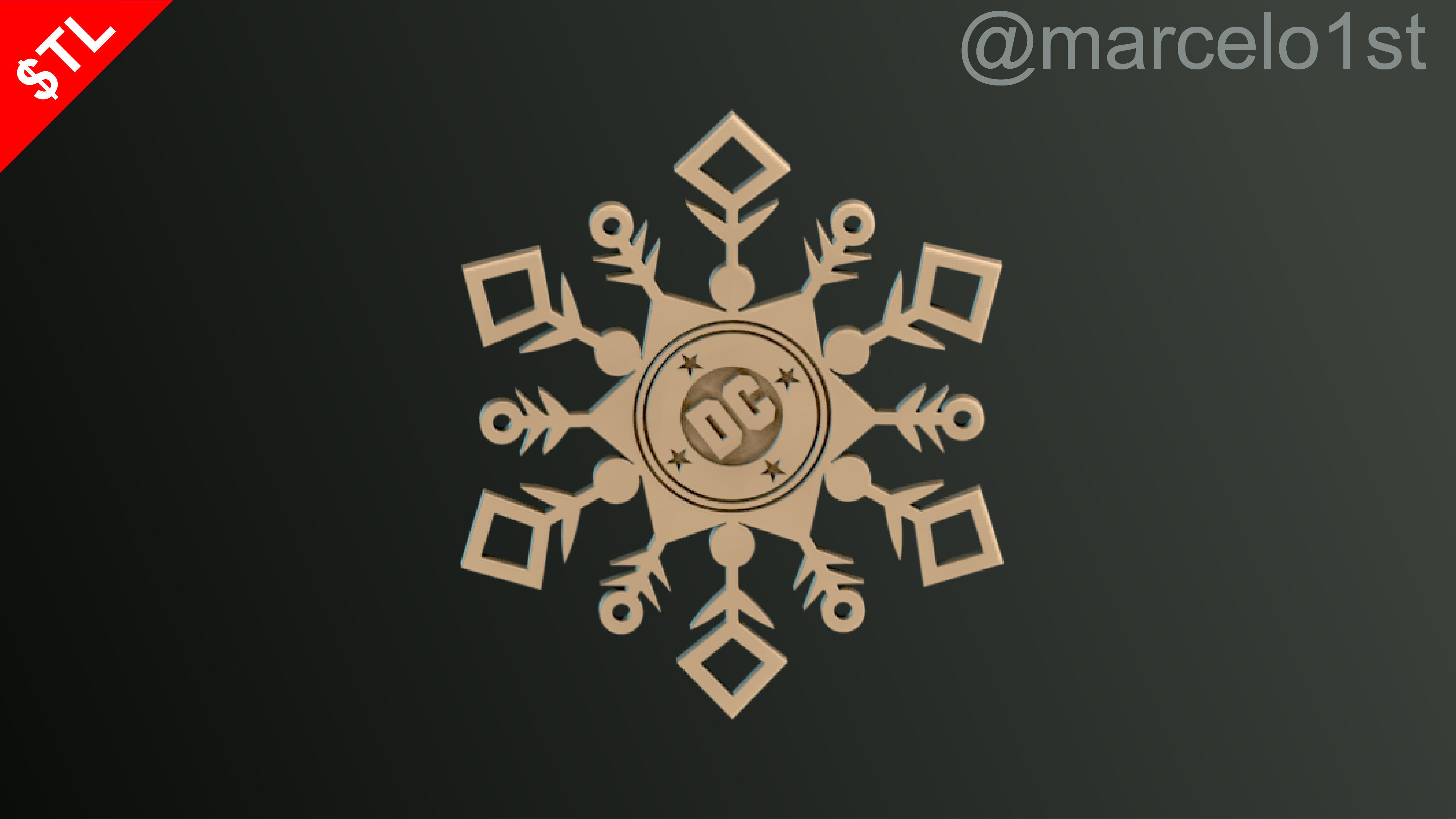 Snowflakes Classic-Birth-DC Free 3D print model_22