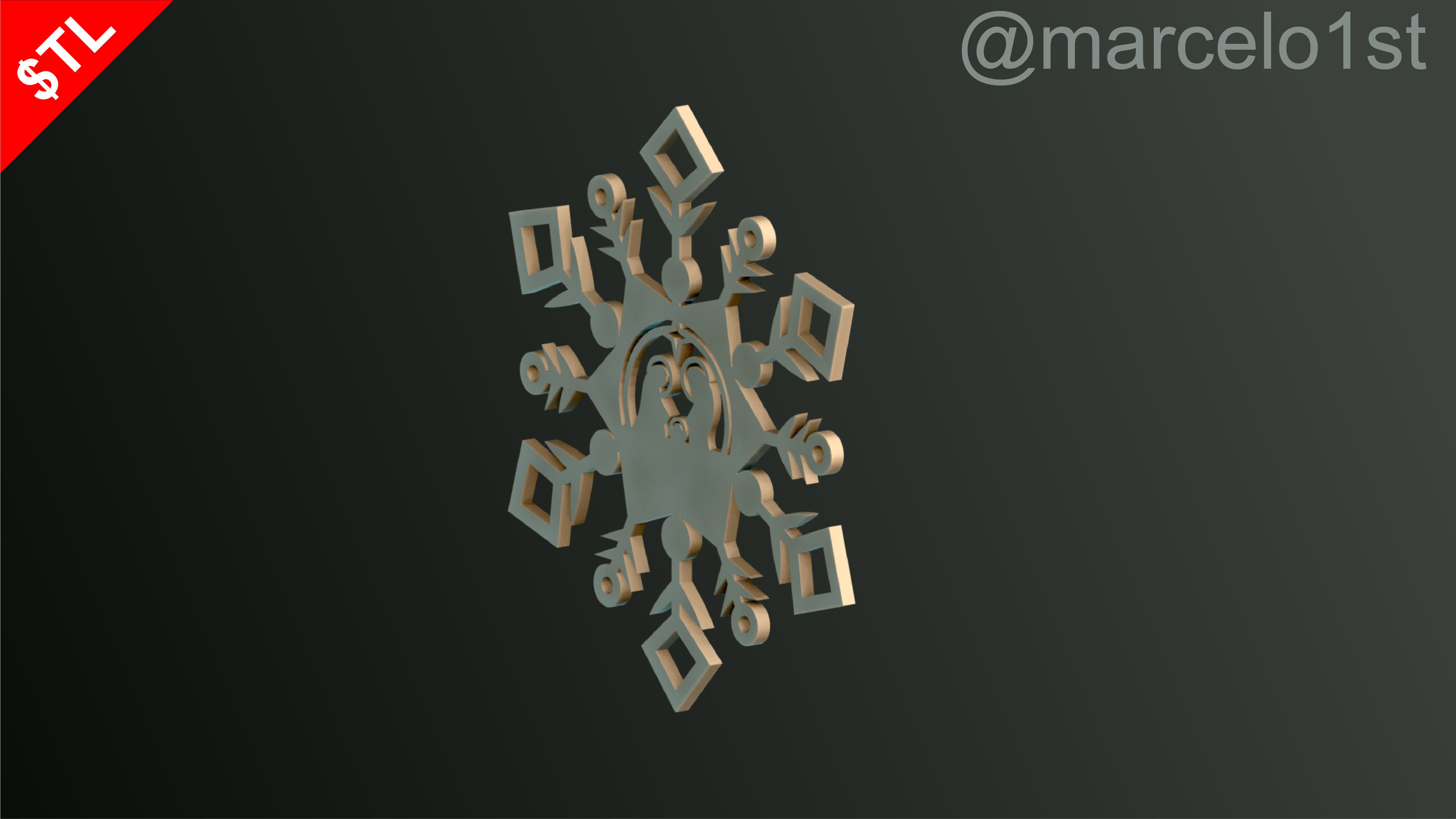 Snowflakes Classic-Birth-DC Free 3D print model_15