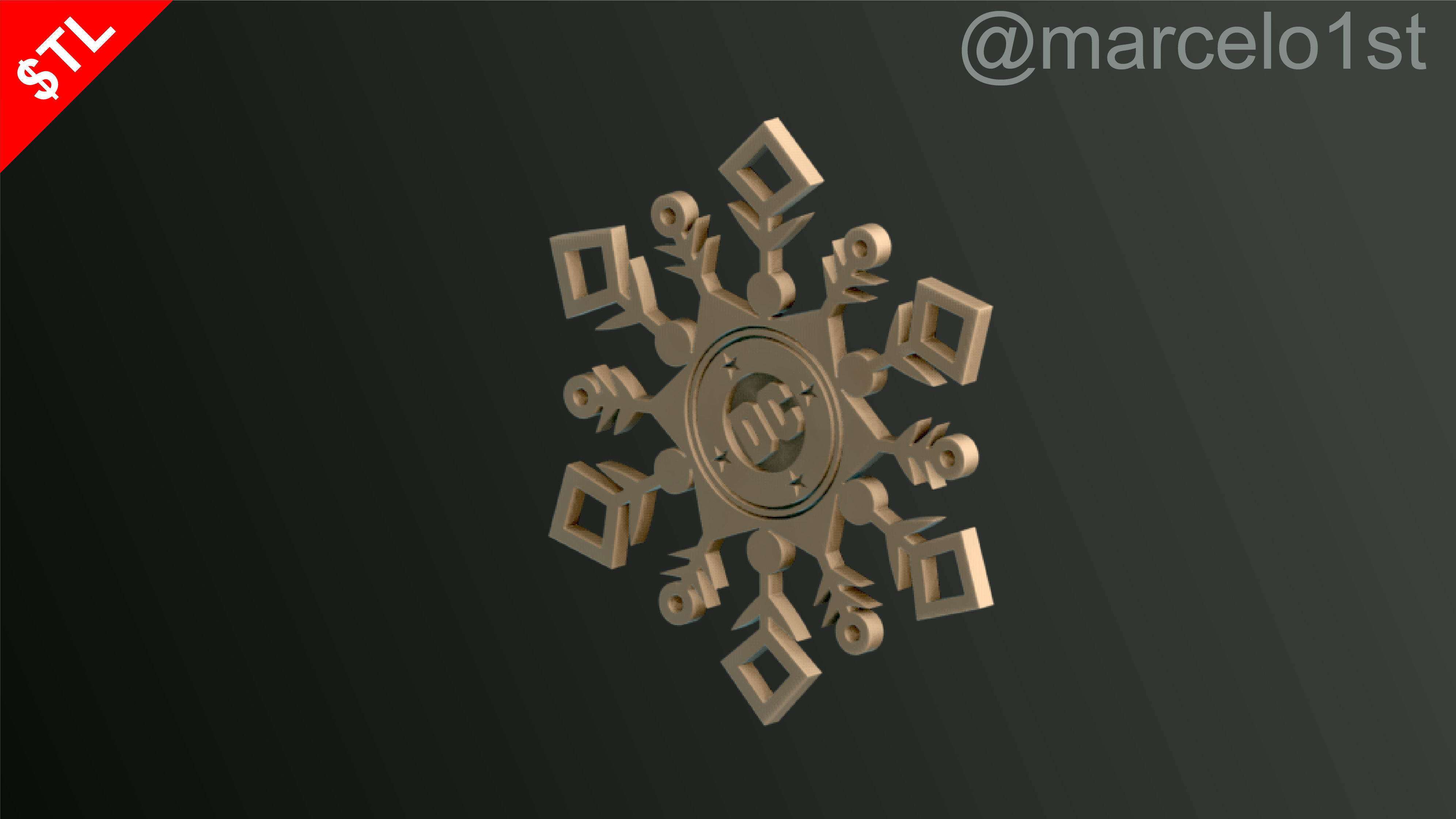 Snowflakes Classic-Birth-DC Free 3D print model_29