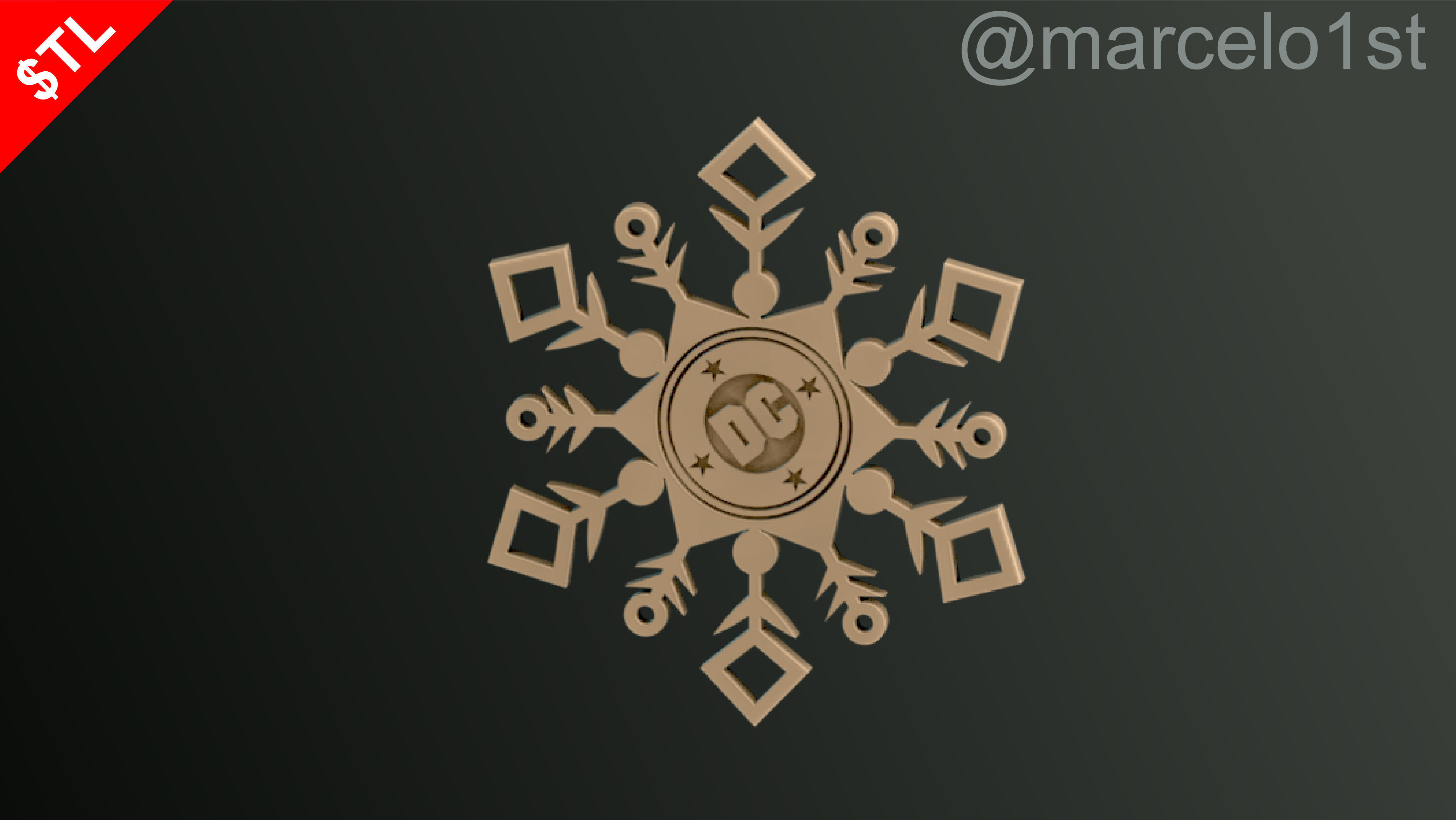 Snowflakes Classic-Birth-DC Free 3D print model_30