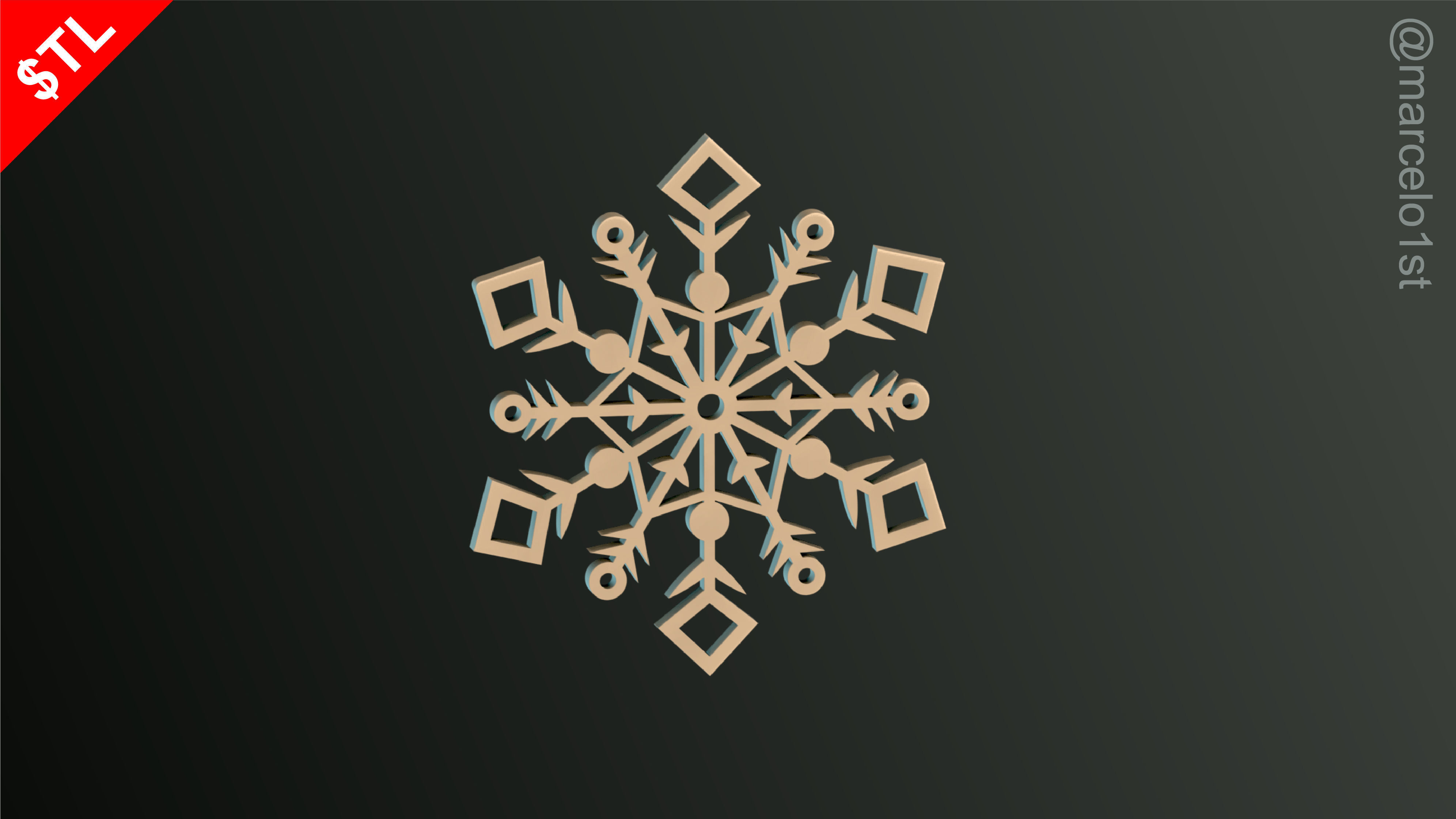 Snowflakes Classic-Birth-DC Free 3D print model_10