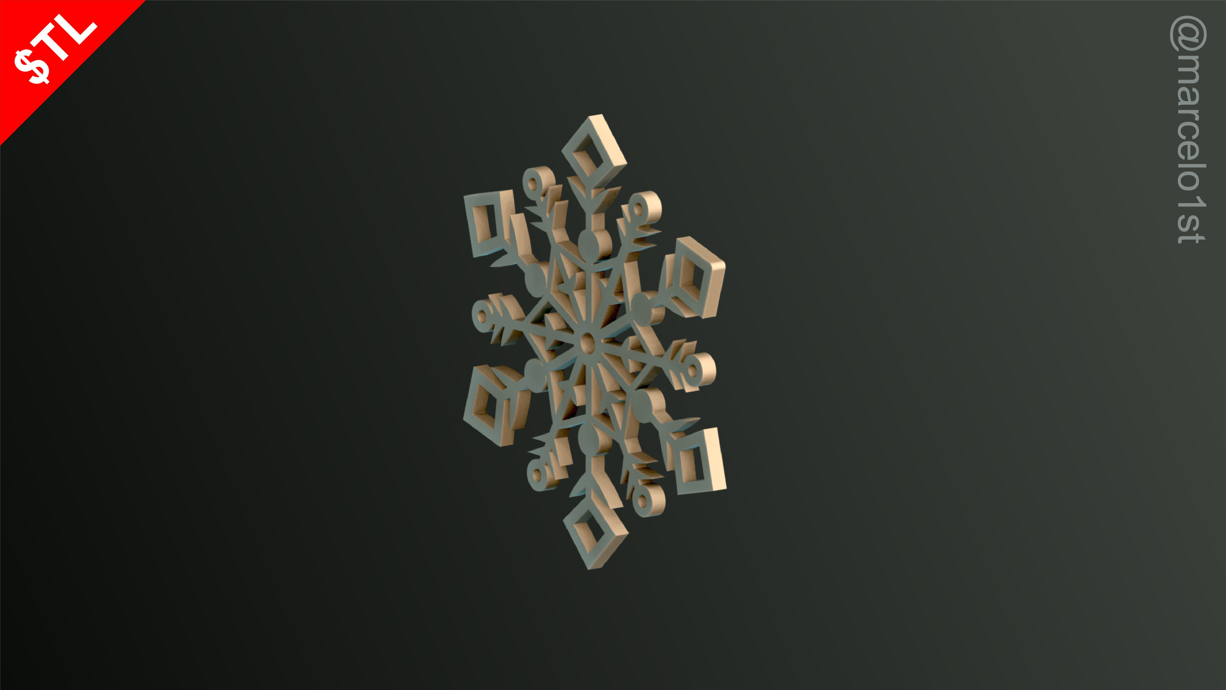 Snowflakes Classic-Birth-DC Free 3D print model_6