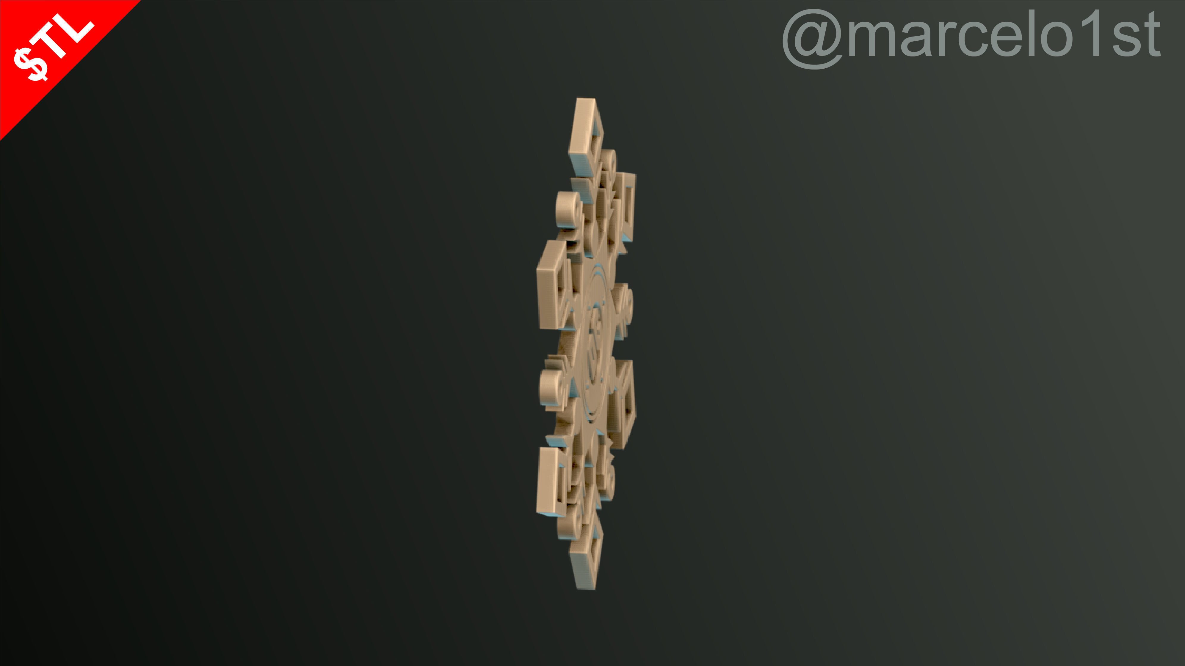 Snowflakes Classic-Birth-DC Free 3D print model_24