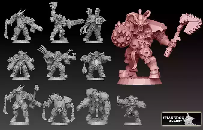 Destroyer Megapack 3D print model