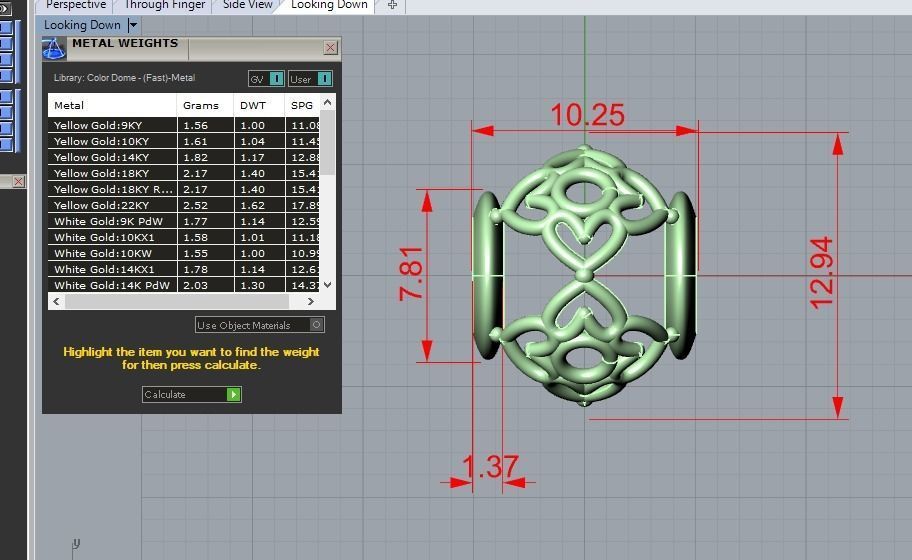 33 model of pendant jewelry  3D print model_1