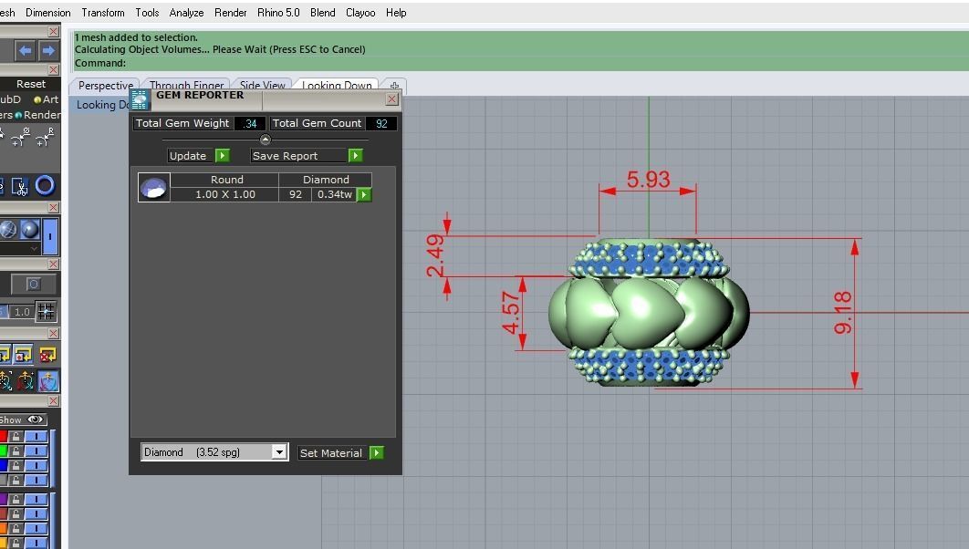 33 model of pendant jewelry  3D print model_9
