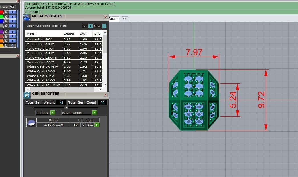 33 model of pendant jewelry  3D print model_5