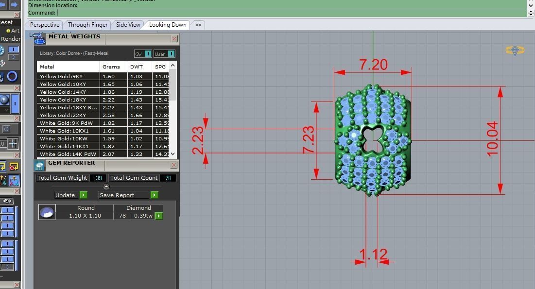 33 model of pendant jewelry  3D print model_24