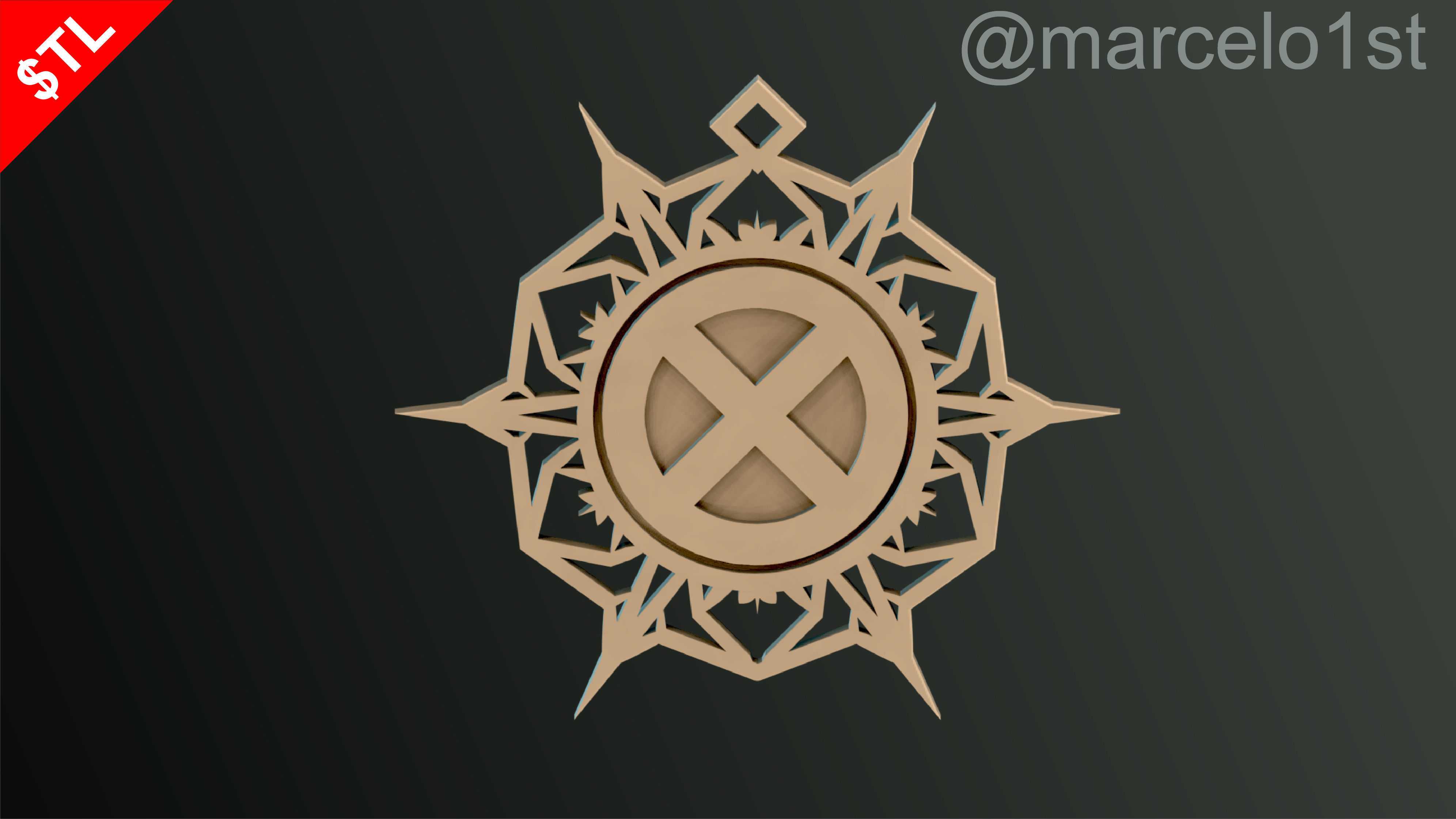 Snowflakes Heroes Christmas Decoration 3D print model_13