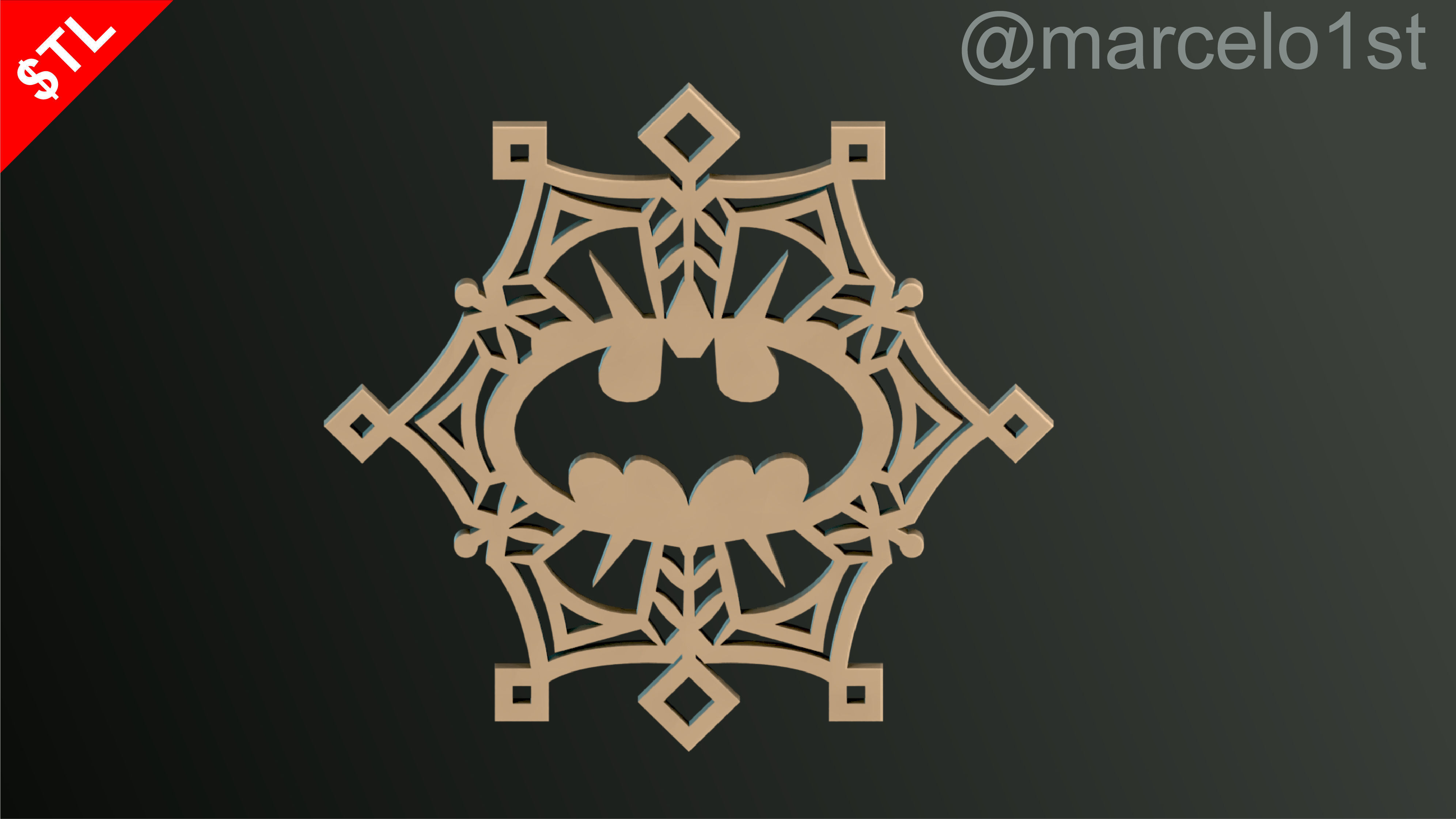 Snowflakes Heroes Christmas Decoration 3D print model_8