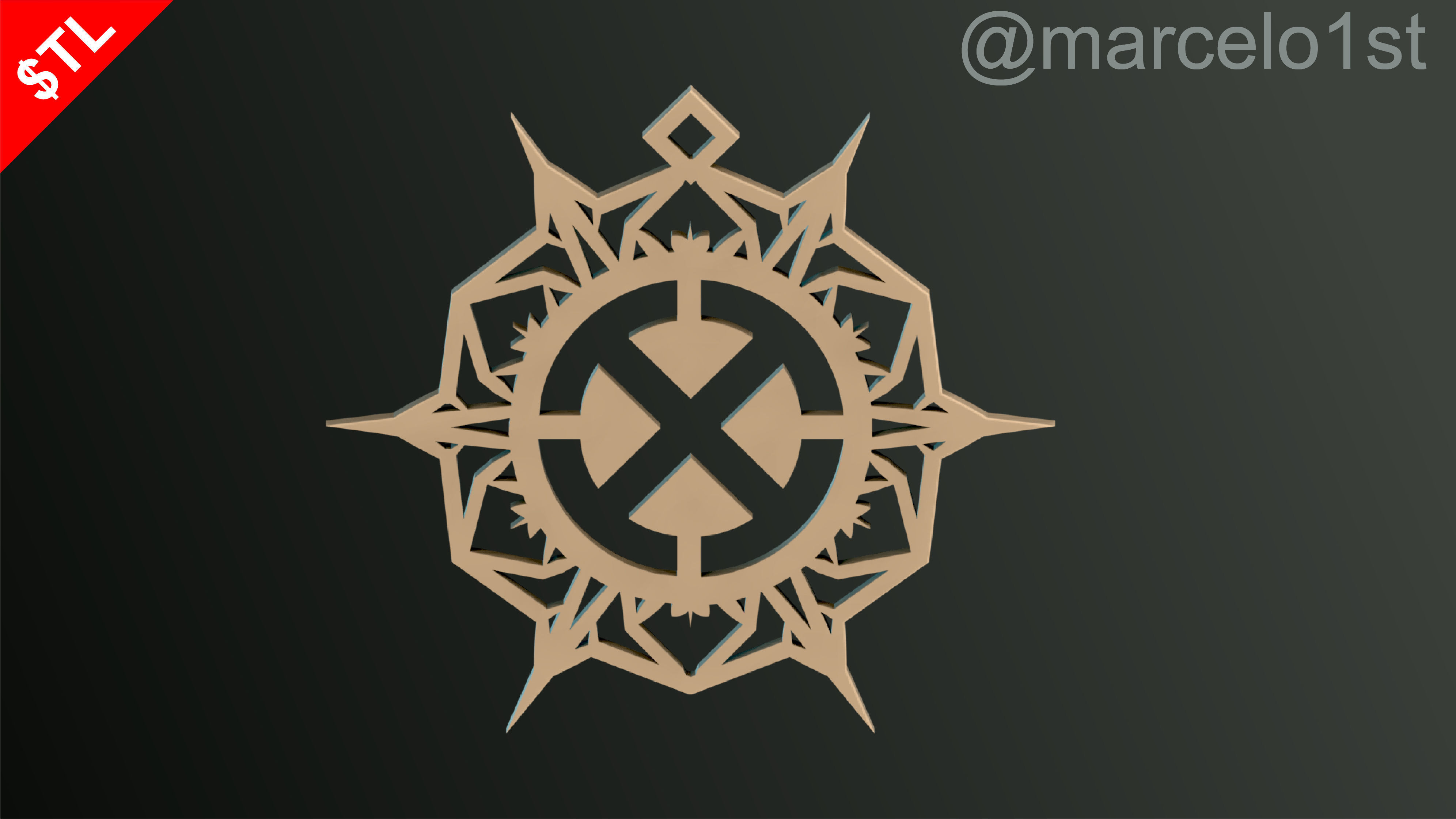 Snowflakes Heroes Christmas Decoration 3D print model_14