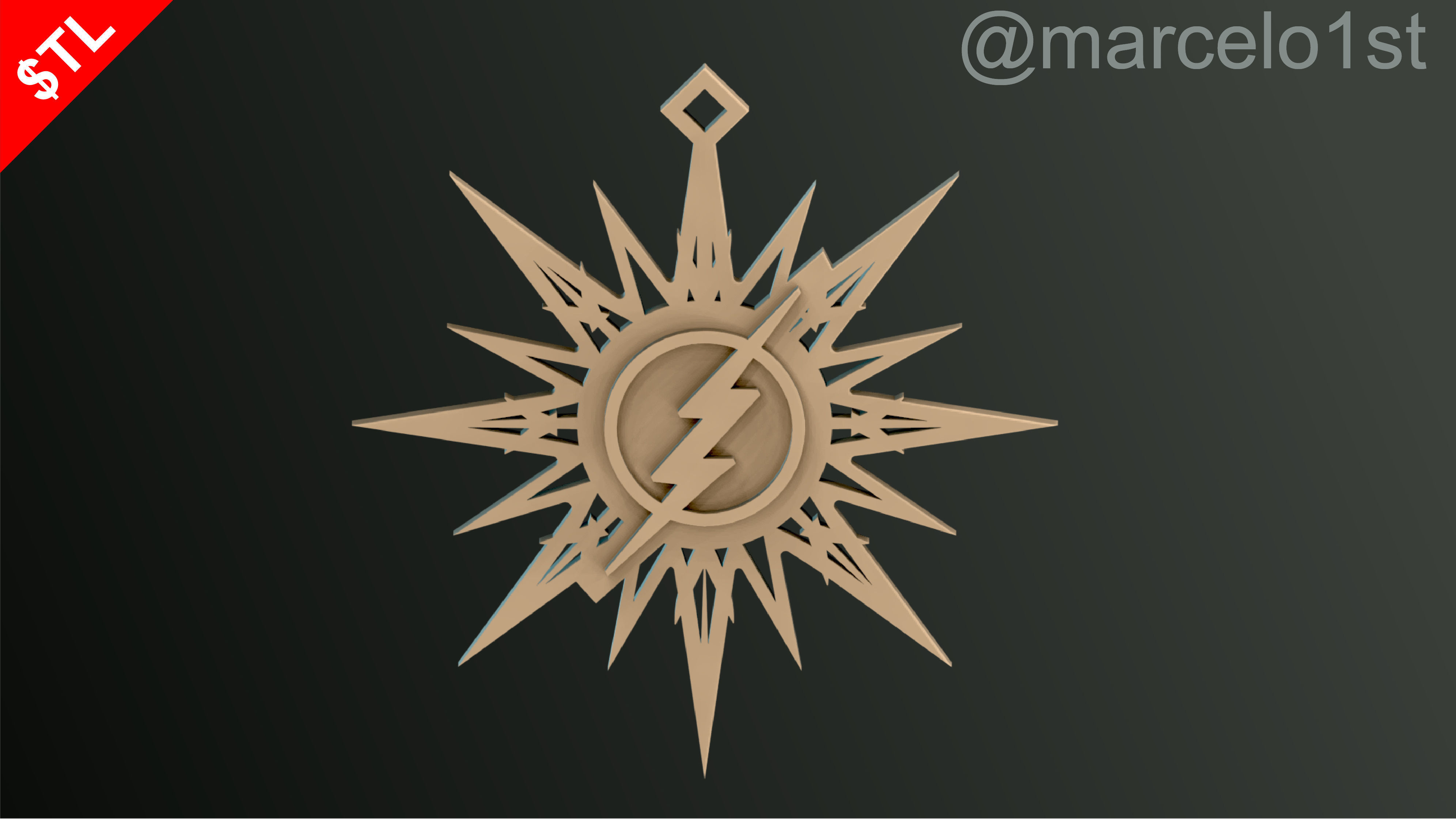 Snowflakes Heroes Christmas Decoration 3D print model_5