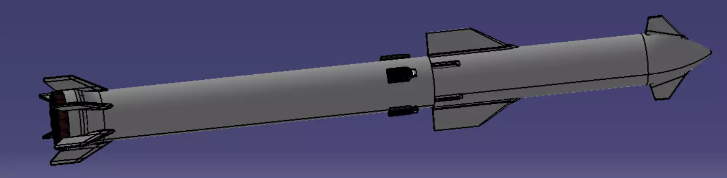 Super Starship et Super Heavy 3D print model_0