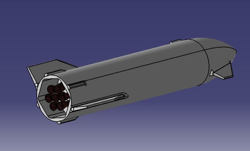 Super Starship et Super Heavy 3D print model_23