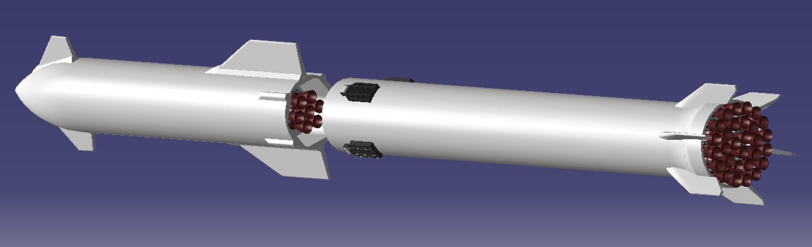 Super Starship et Super Heavy 3D print model_2