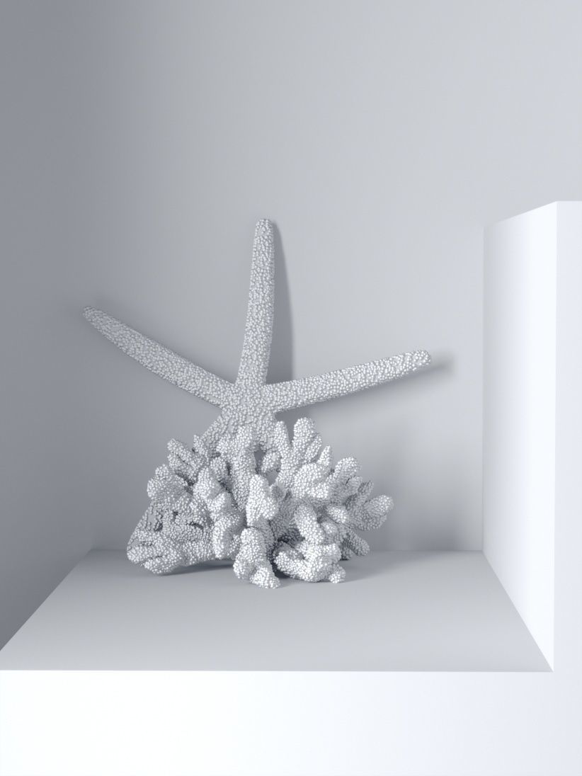 Washbasin bathroom with ceiling fan 3D model_5