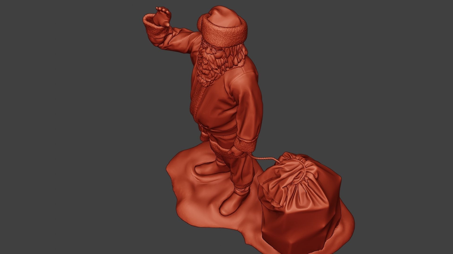 Santa Claus Print P1 3D print model_15