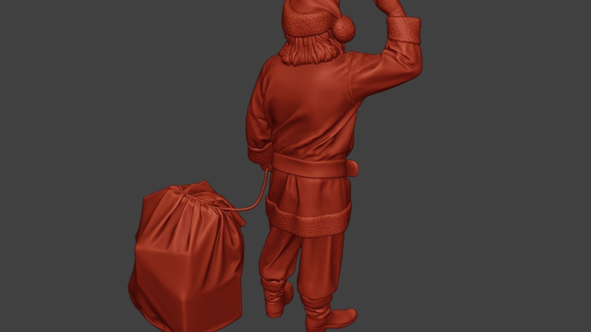 Santa Claus Print P1 3D print model_24