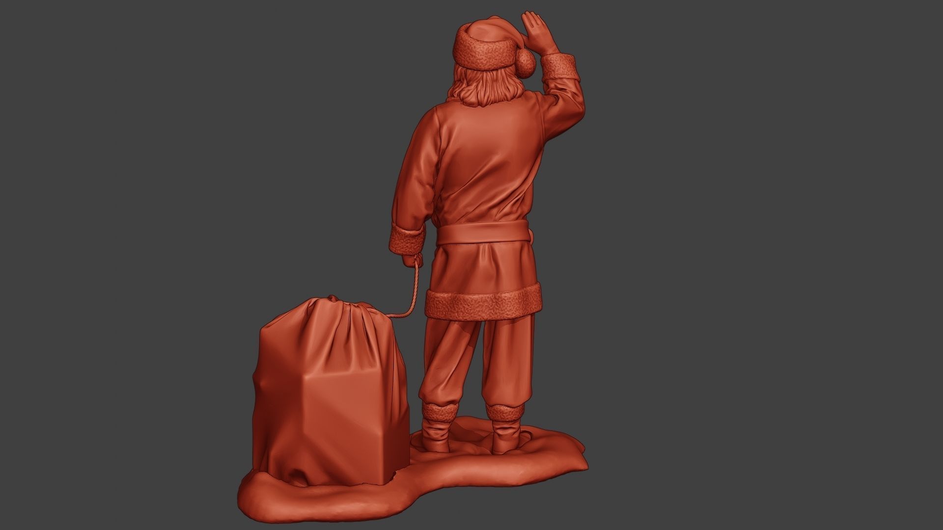 Santa Claus Print P1 3D print model_6