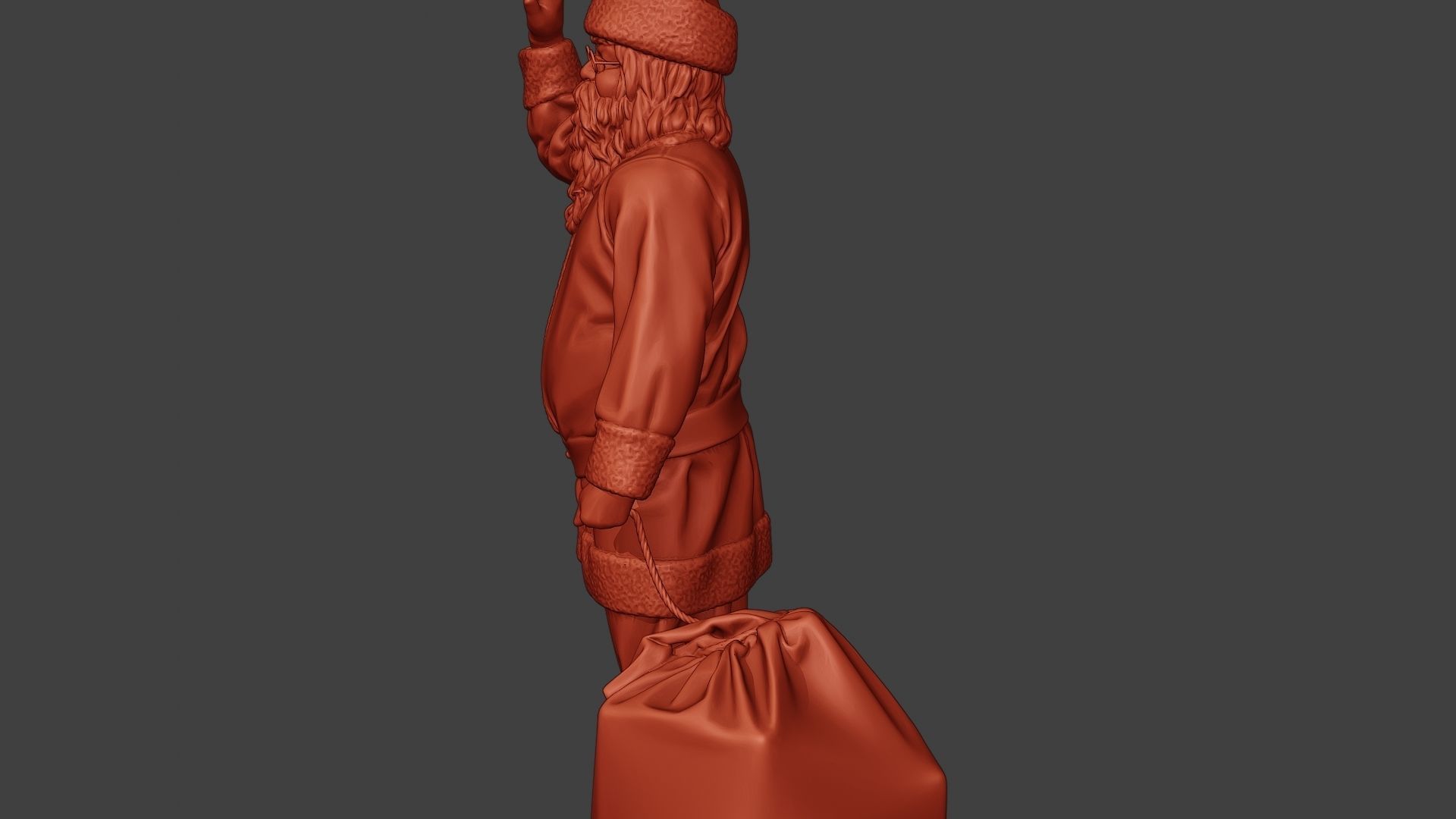 Santa Claus Print P1 3D print model_26