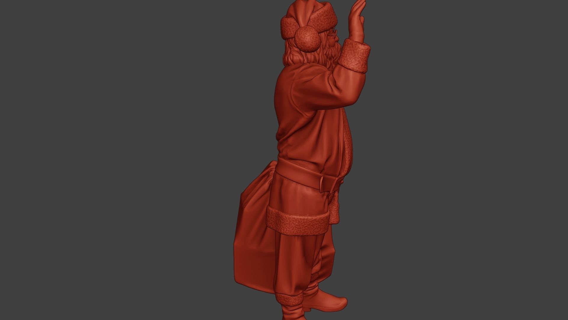 Santa Claus Print P1 3D print model_30