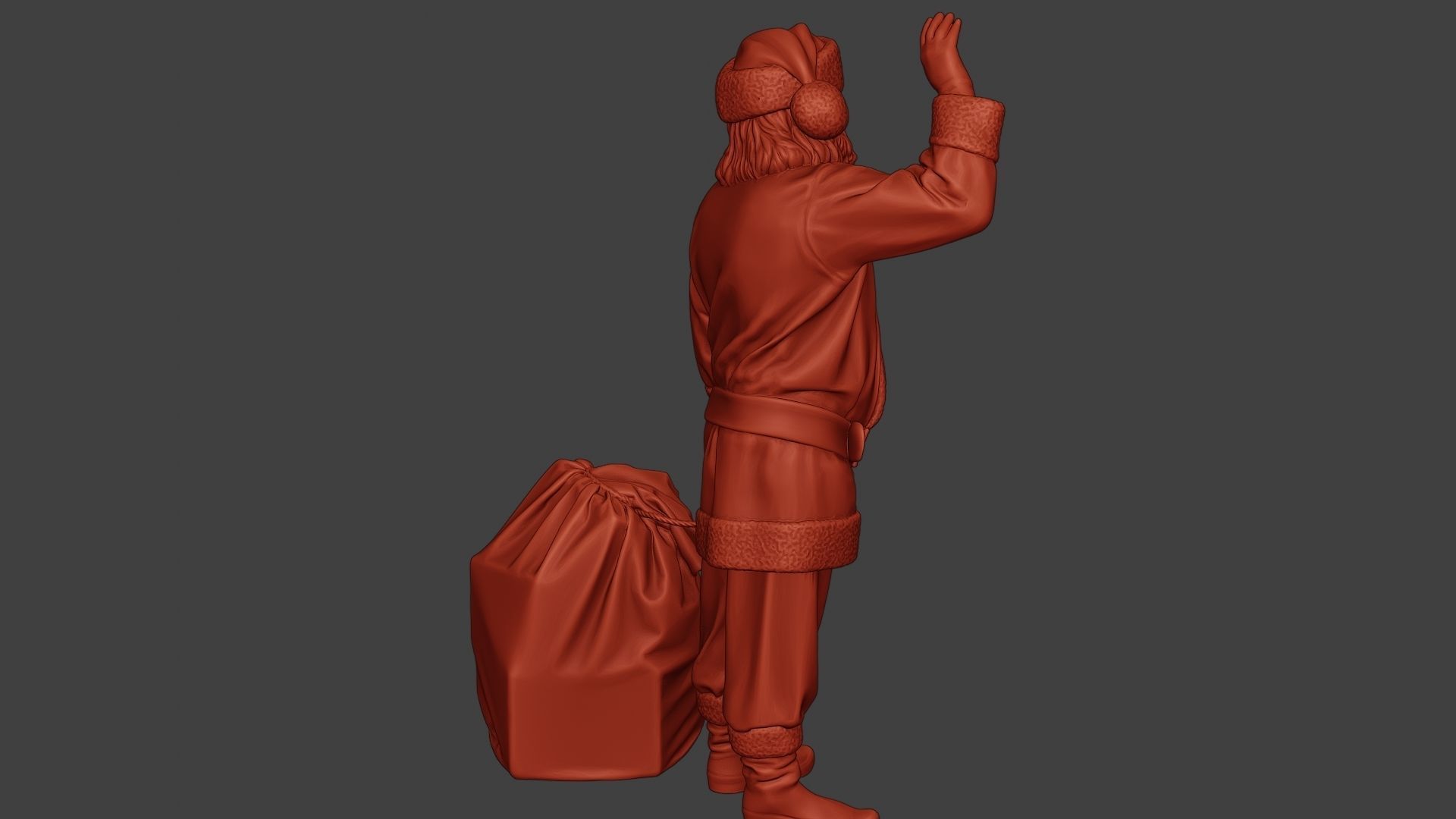 Santa Claus Print P1 3D print model_31