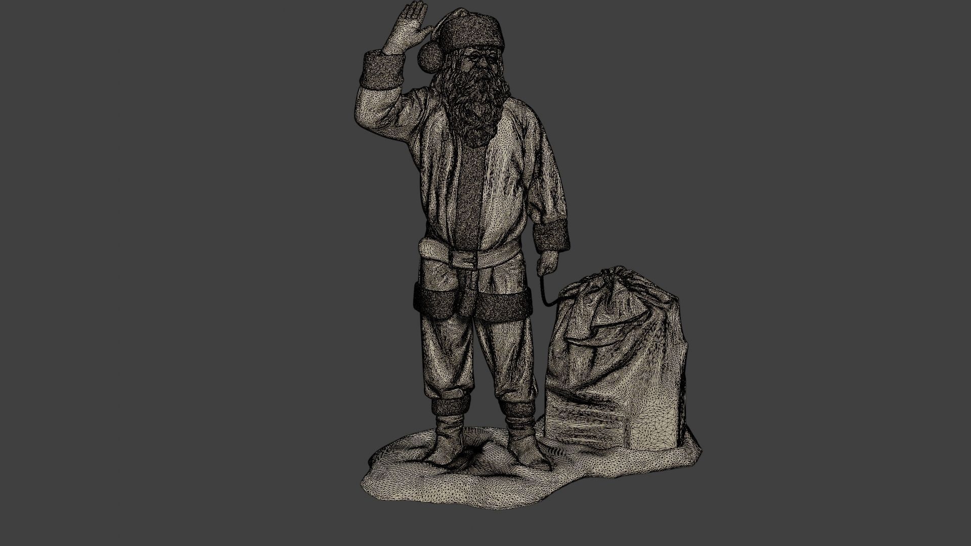 Santa Claus Print P1 3D print model_11