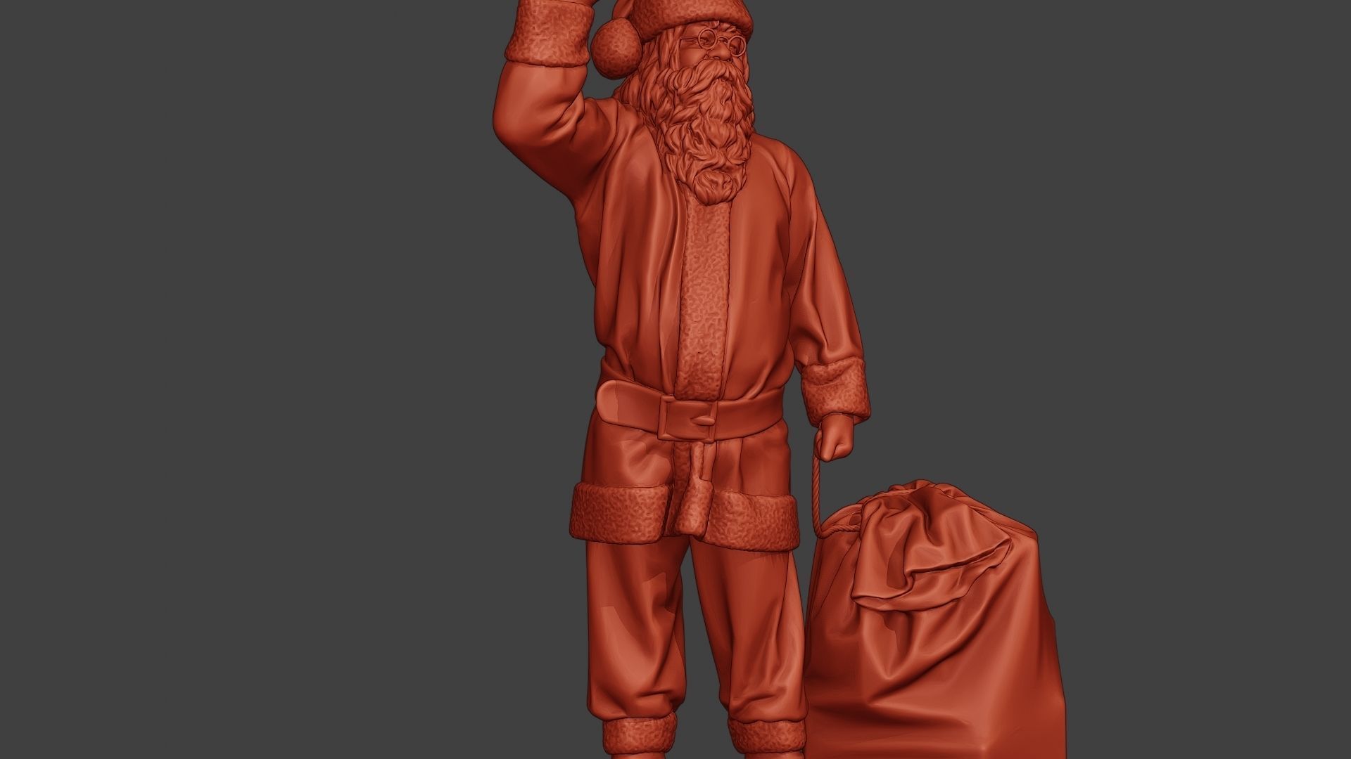 Santa Claus Print P1 3D print model_28